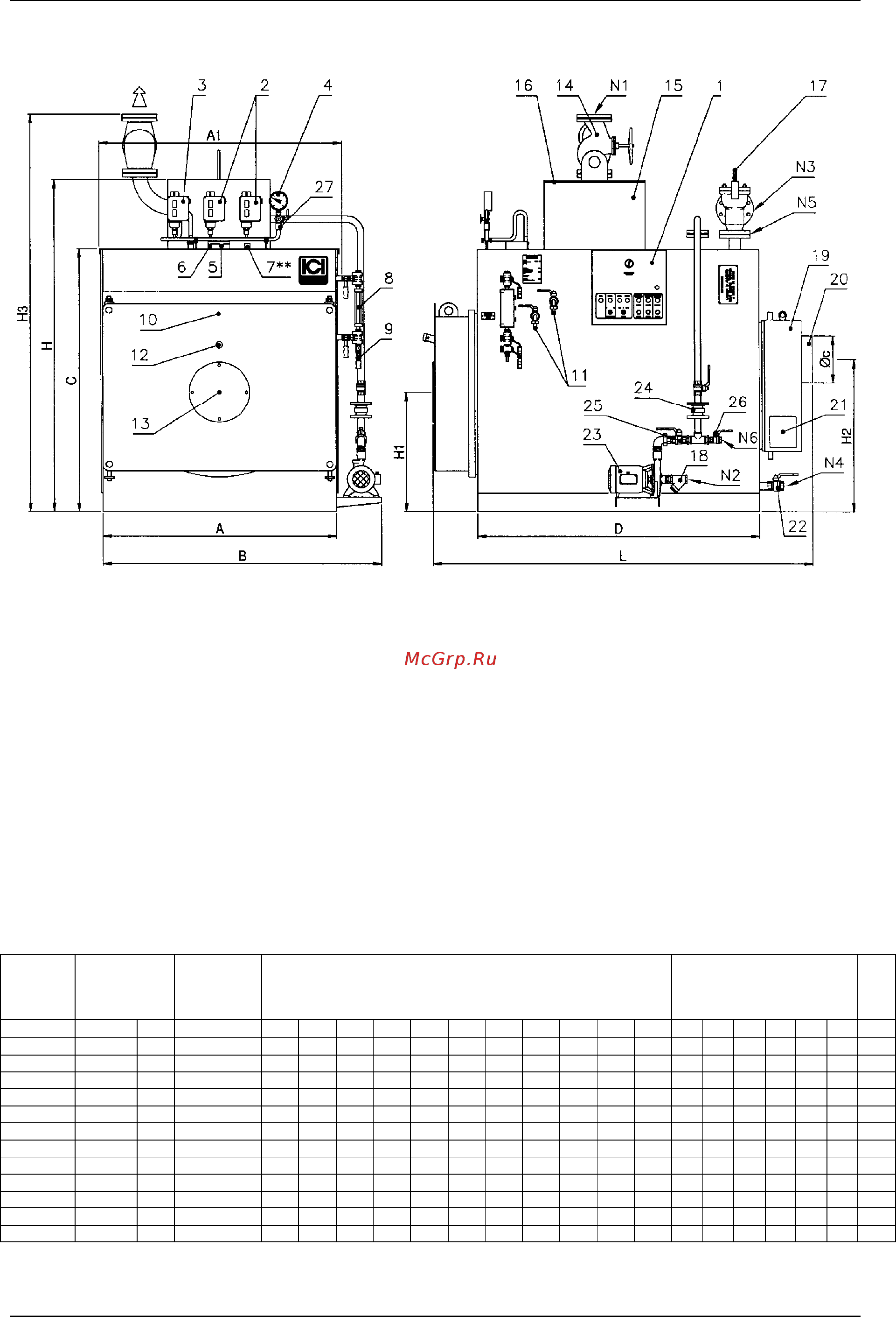 ICI Caldaie BX 600 [4/24] Зонды реголятора уровня