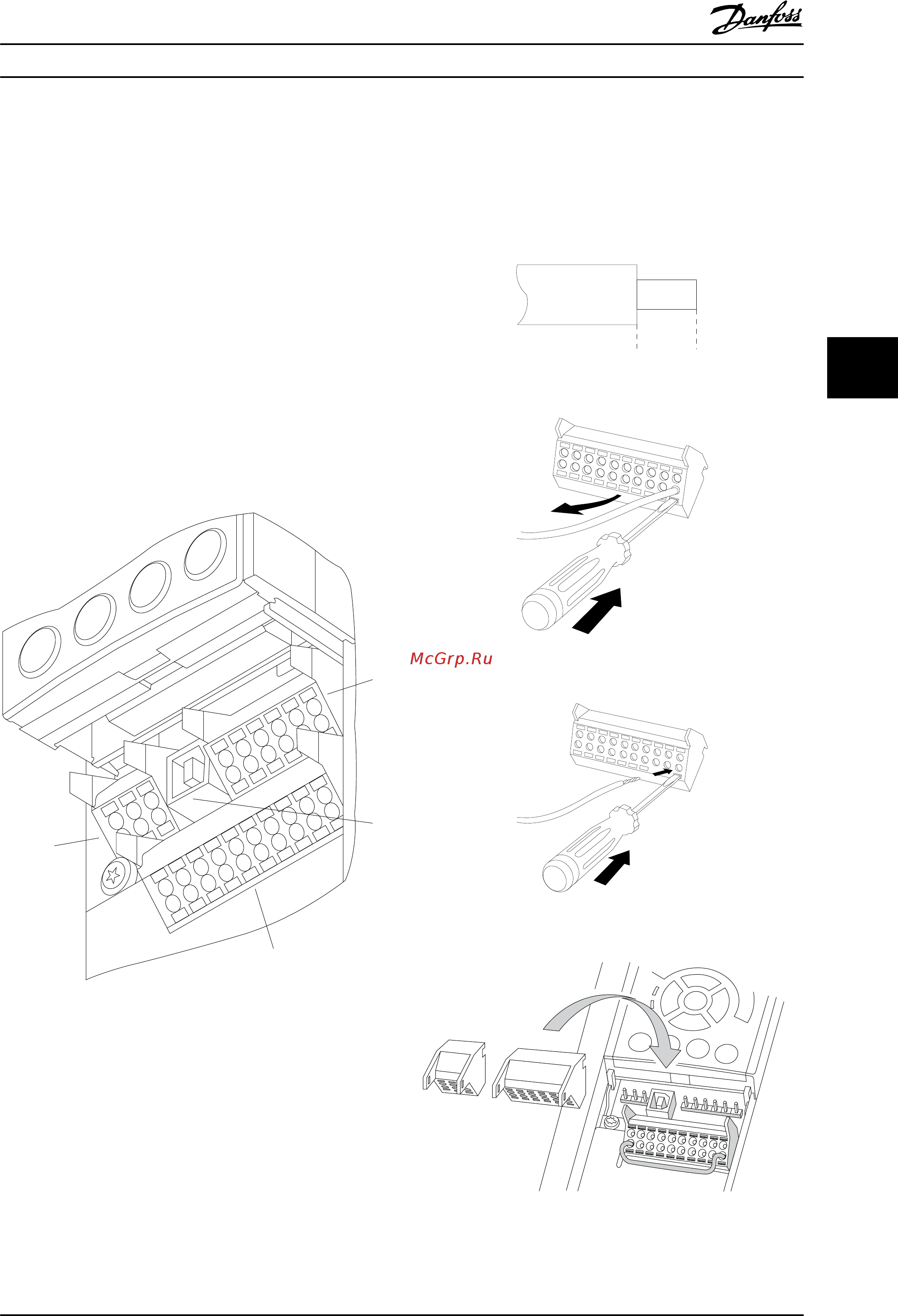 Danfoss VLT AQUA Drive FC-202P37KT4 [121/218] Клеммы управления