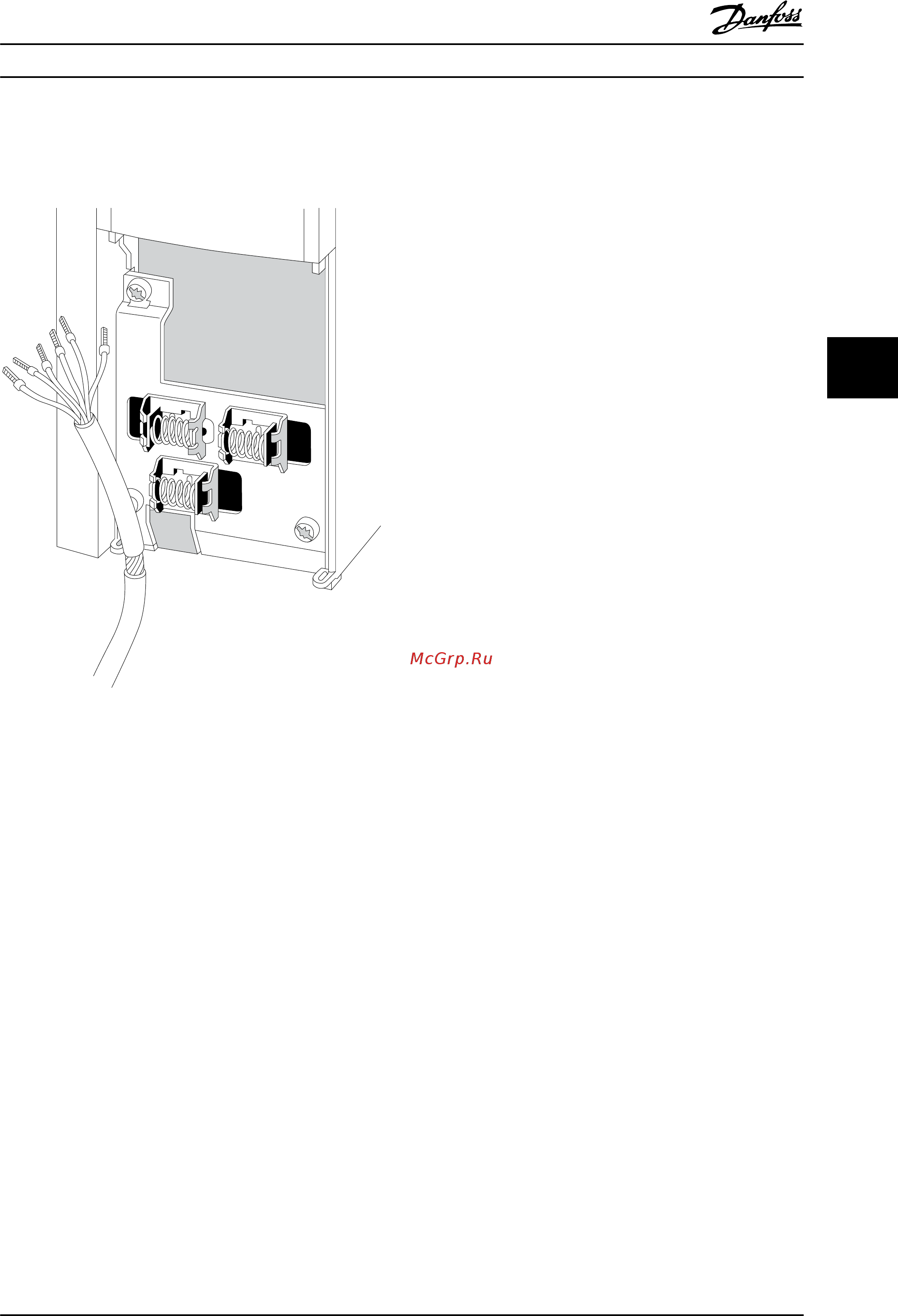 Danfoss VLT AQUA Drive FC-202P1K5S2 Инструкция по проектированию приводов большой мощности онлайн [125/218] 454247