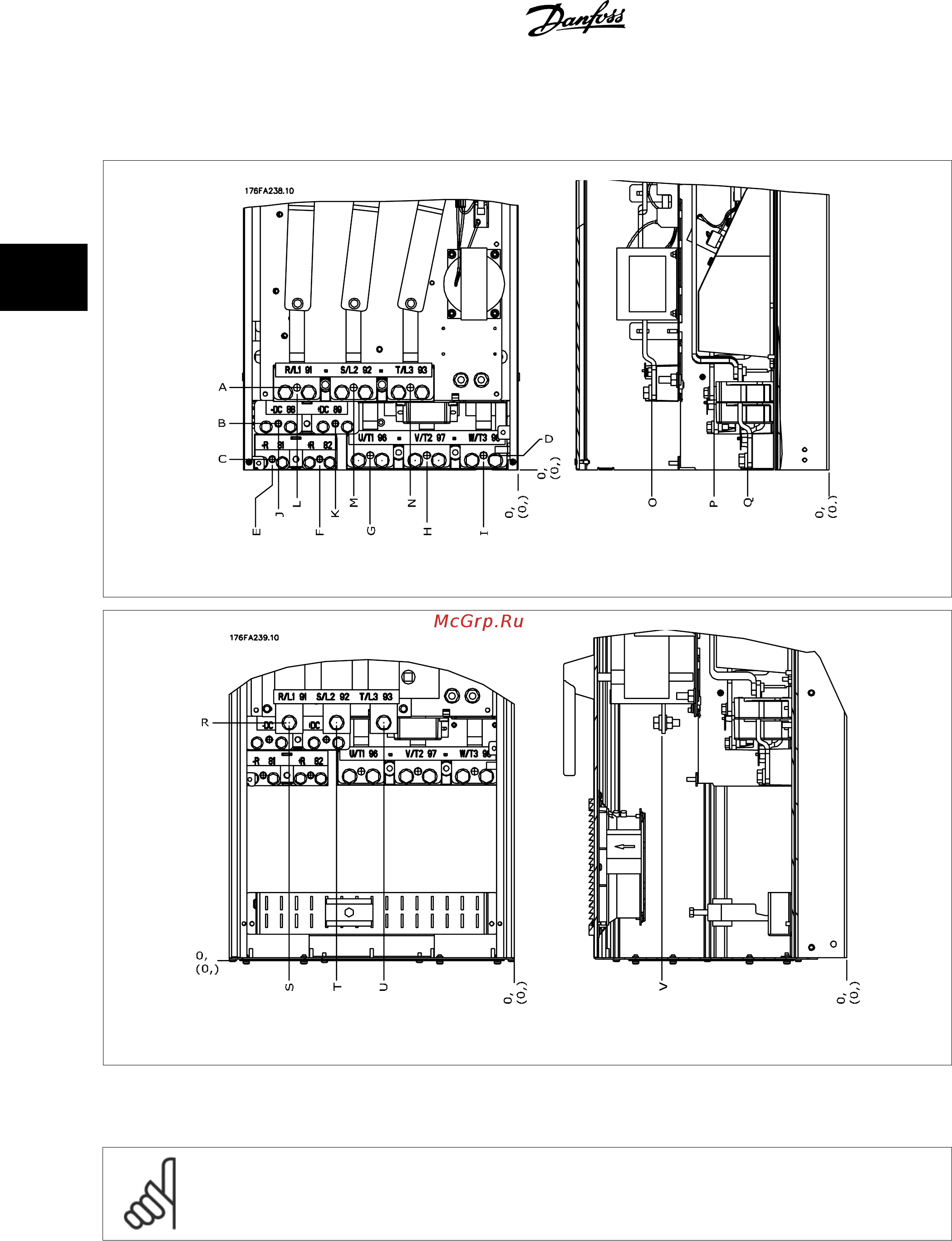 Danfoss VLT AQUA Drive FC-202P5K5T4 [26/196] Монтаж