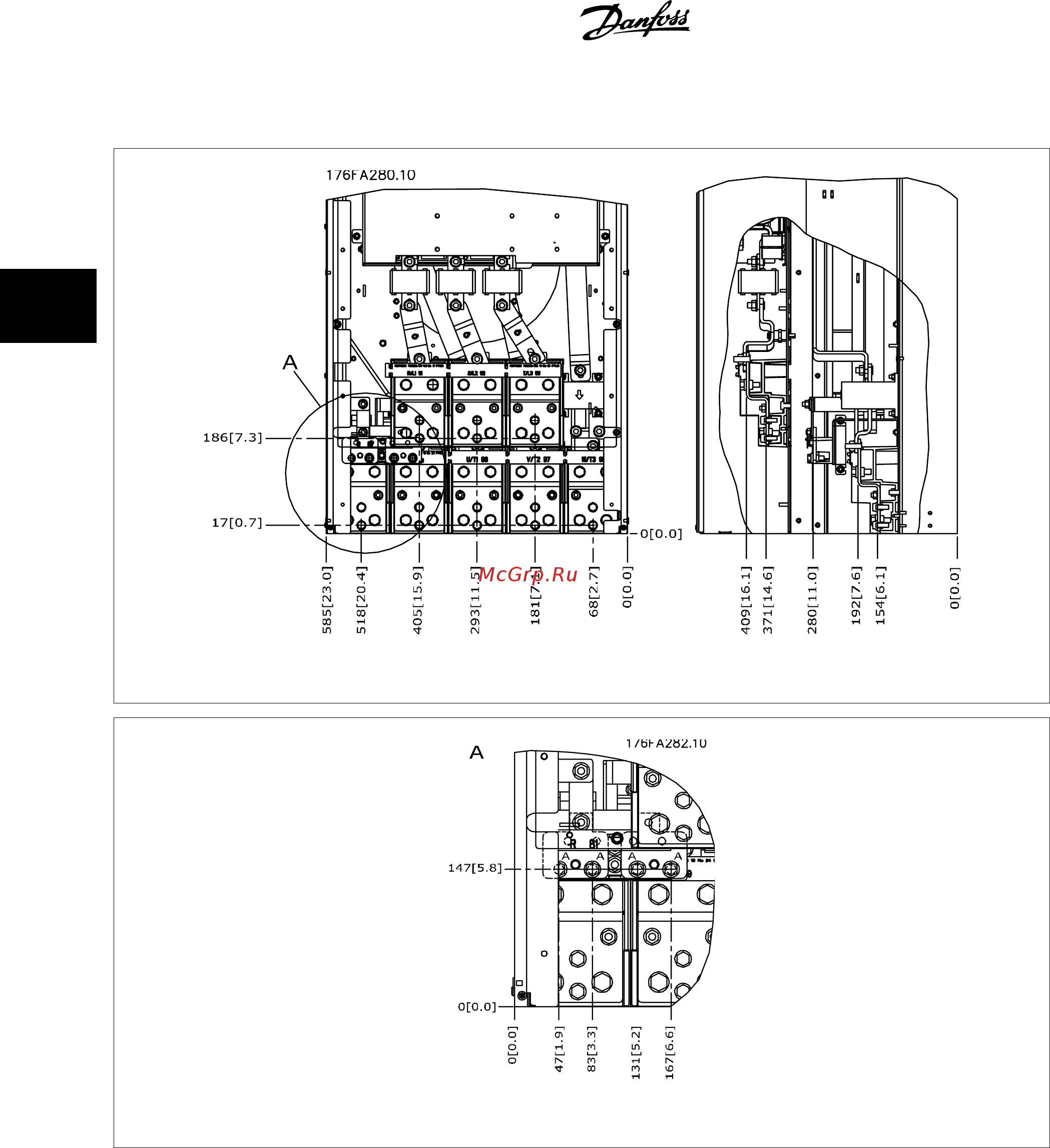 Danfoss VLT AQUA Drive FC-202P7K5S4 [30/196] Монтаж