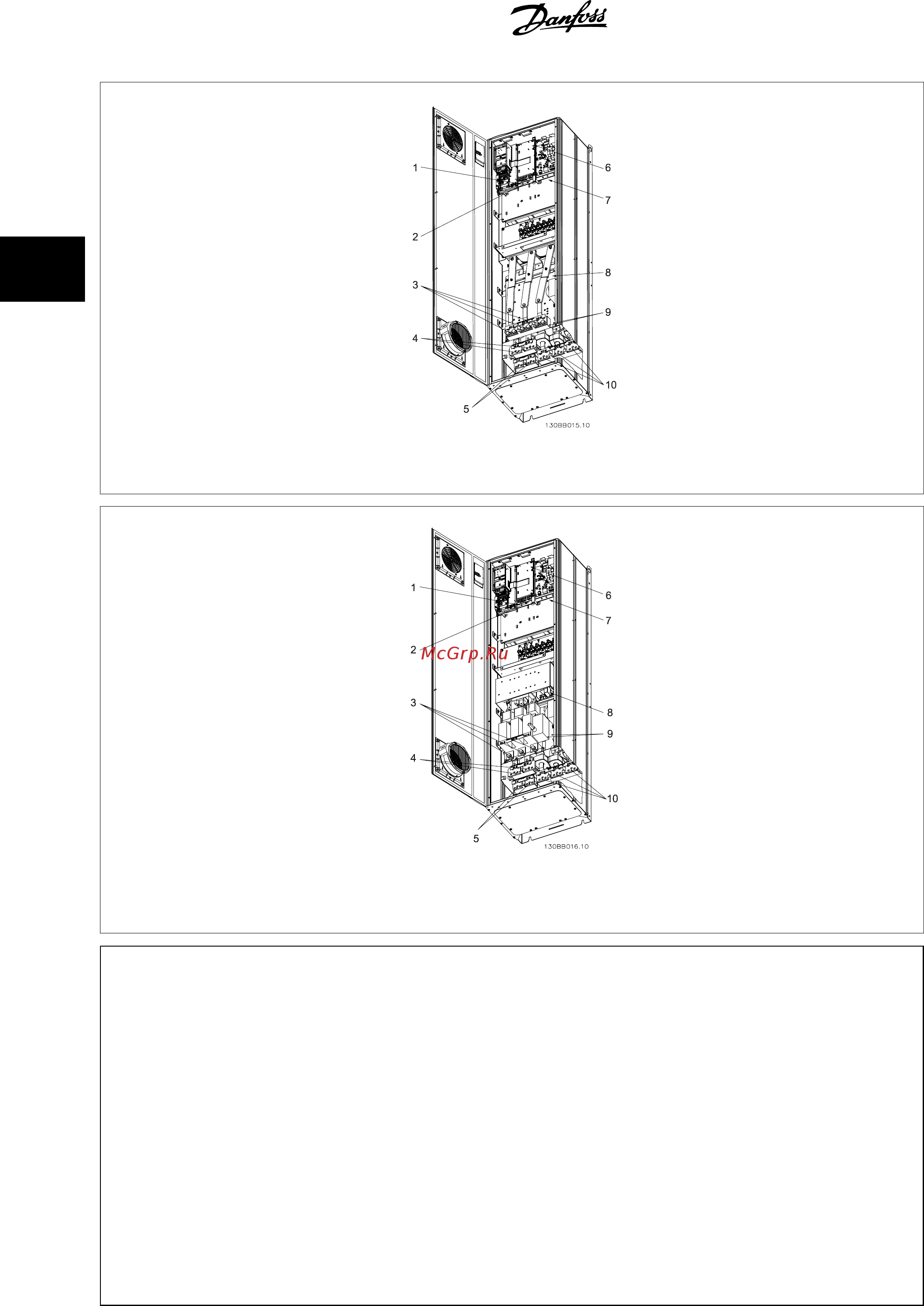 Danfoss VLT AQUA Drive FC-202PK55T2 [52/196] Монтаж