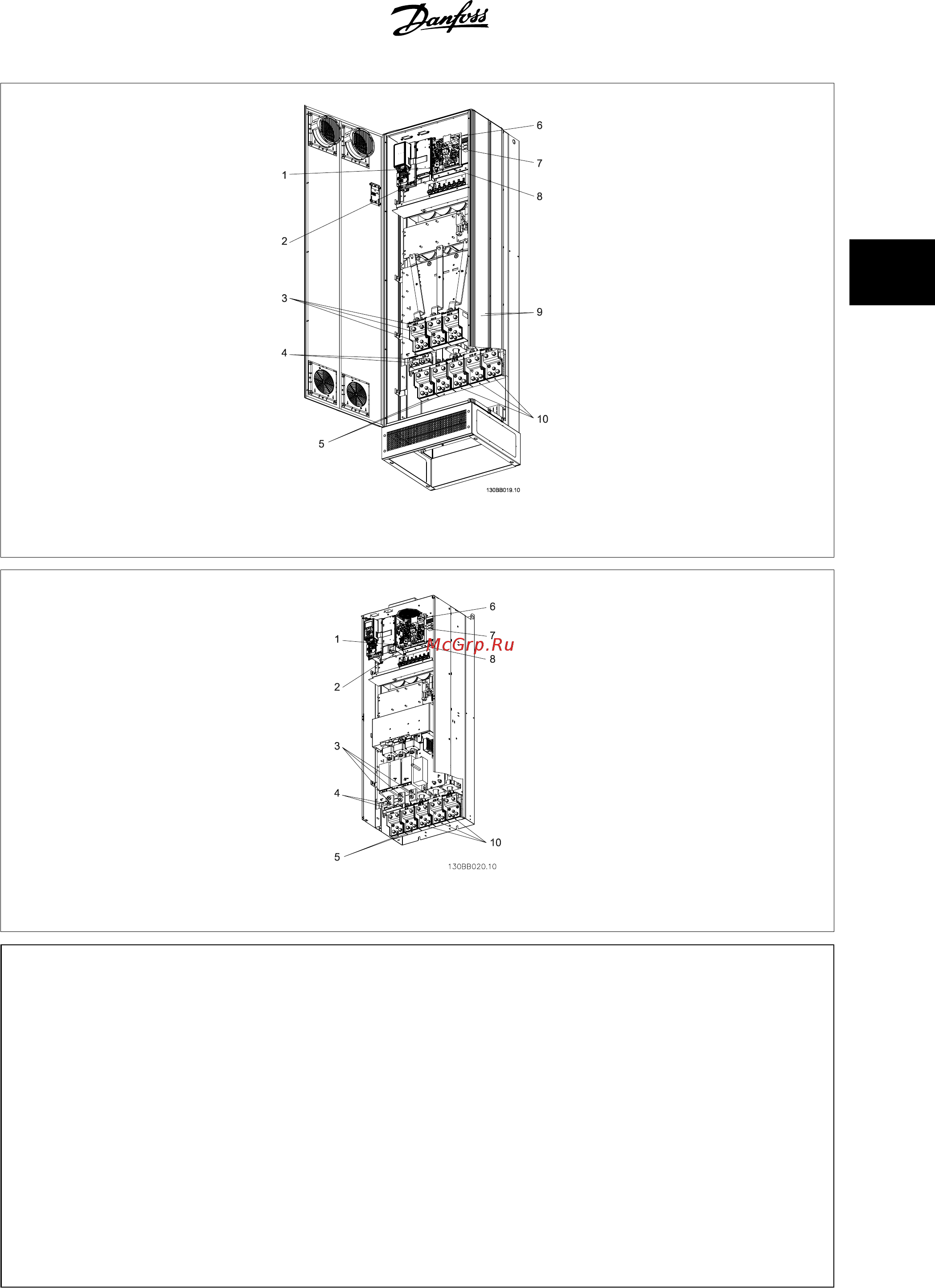 Danfoss VLT AQUA Drive FC-202P7K5T2 [55/196] Инструкции по эксплуатации vlt aqua high power 3 монтаж