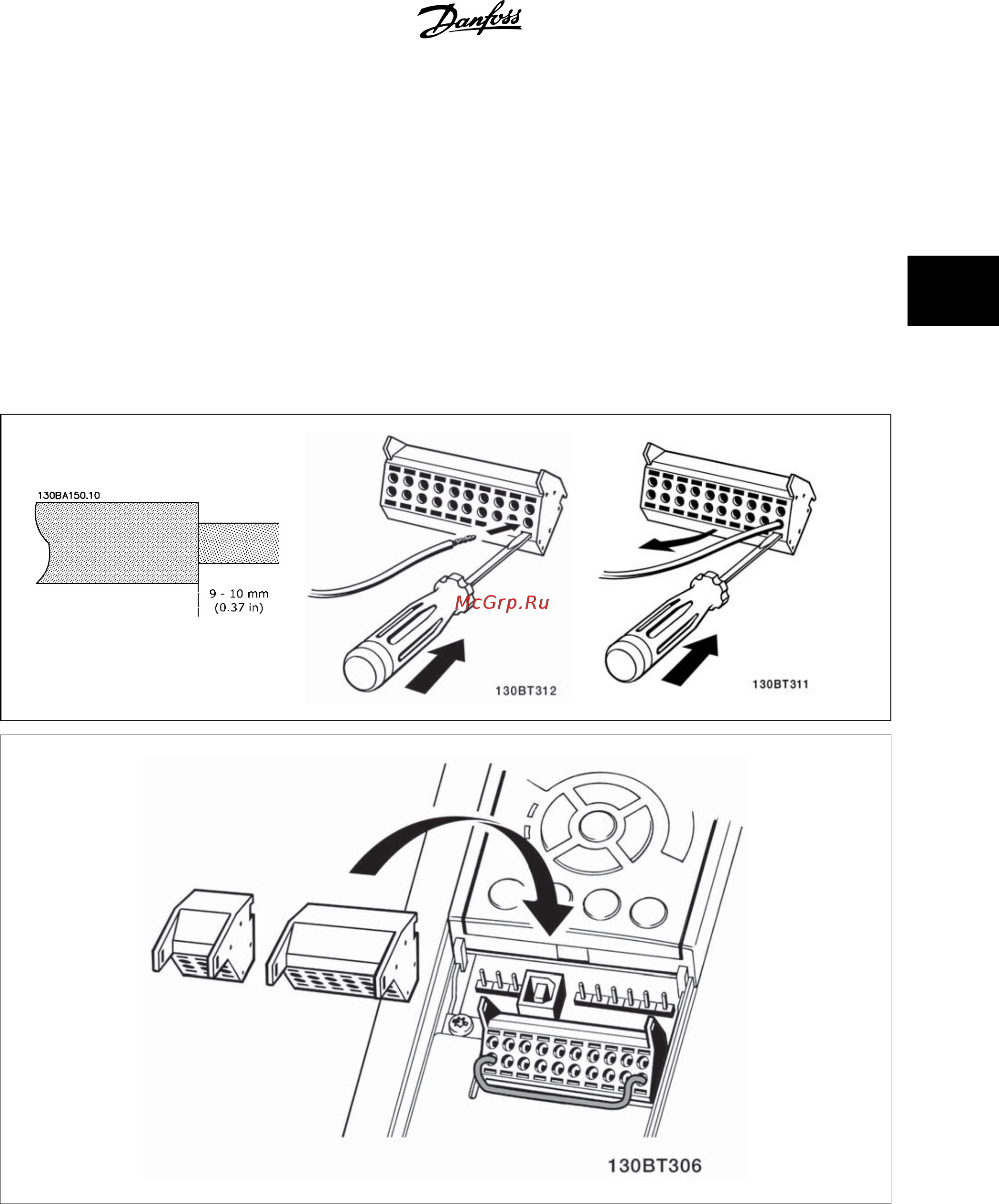 Danfoss VLT AQUA Drive FC-202P7K5T4 [73/196] Инструкции по эксплуатации vlt aqua high power 3 монтаж