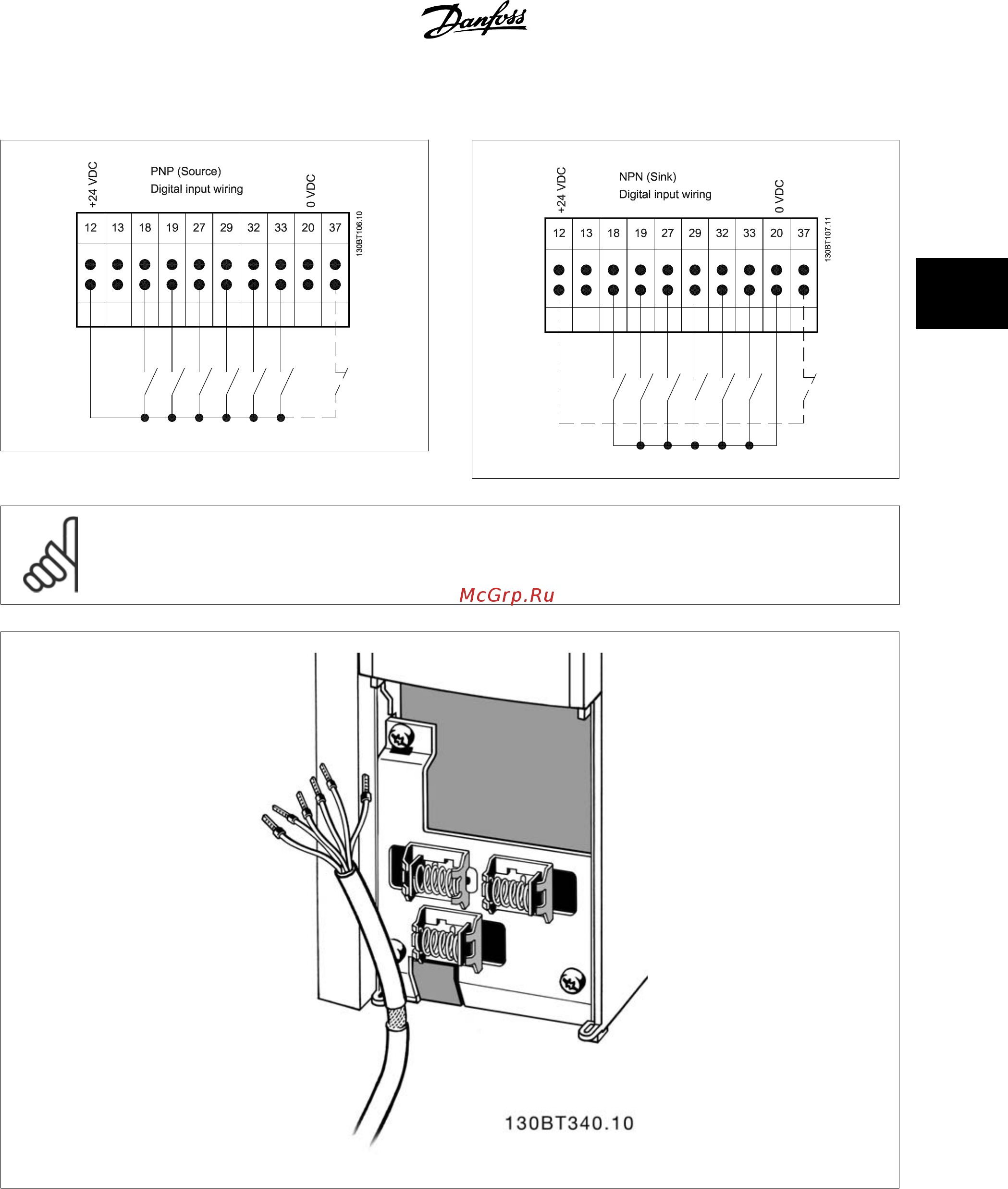 Danfoss VLT AQUA Drive FC-202P4K0T4 [77/196] Инструкции по эксплуатации vlt aqua high power 3 монтаж