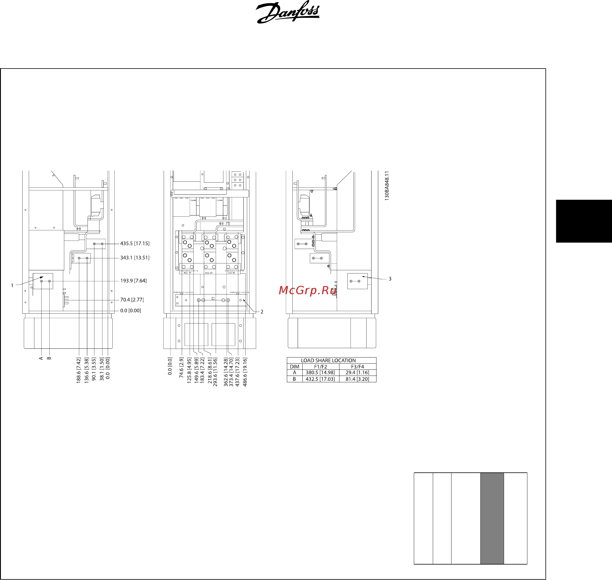 Danfoss VLT AQUA Drive FC-202P3K0S2 [35/204] Инструкция по эксплуатации привода vlt aqua low harmonic drive 4 монтаж