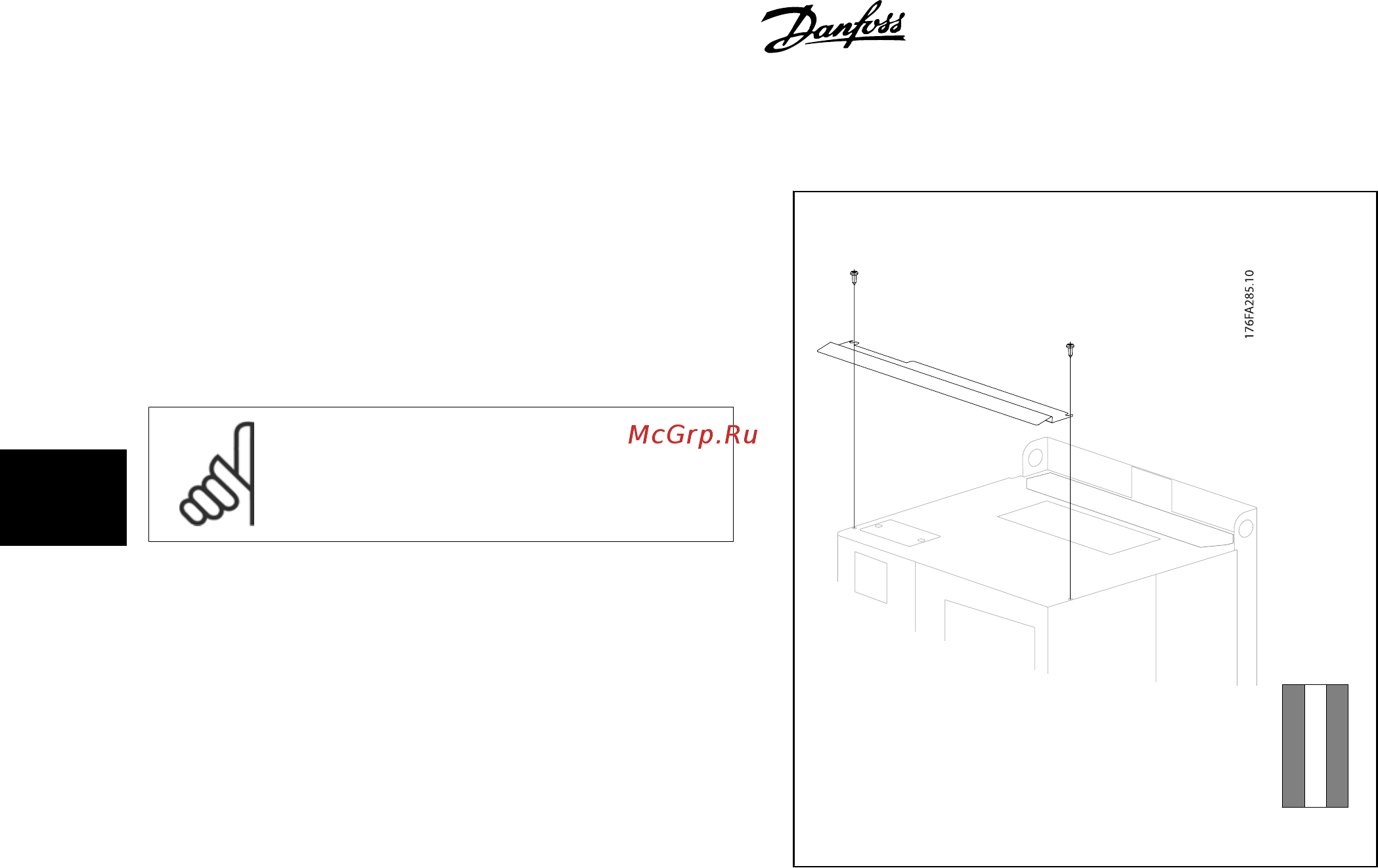 Danfoss VLT AQUA Drive FC-202P3K0S2 [42/204] Монтаж