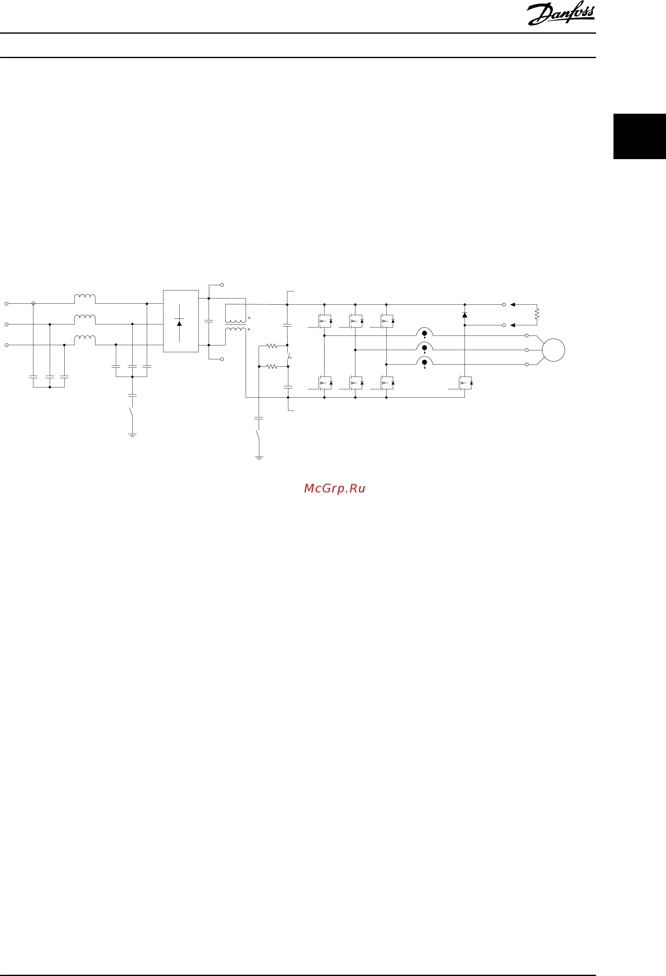 Danfoss VLT AQUA Drive FC-202P11KS4 [23/218] Секция выпрямителя