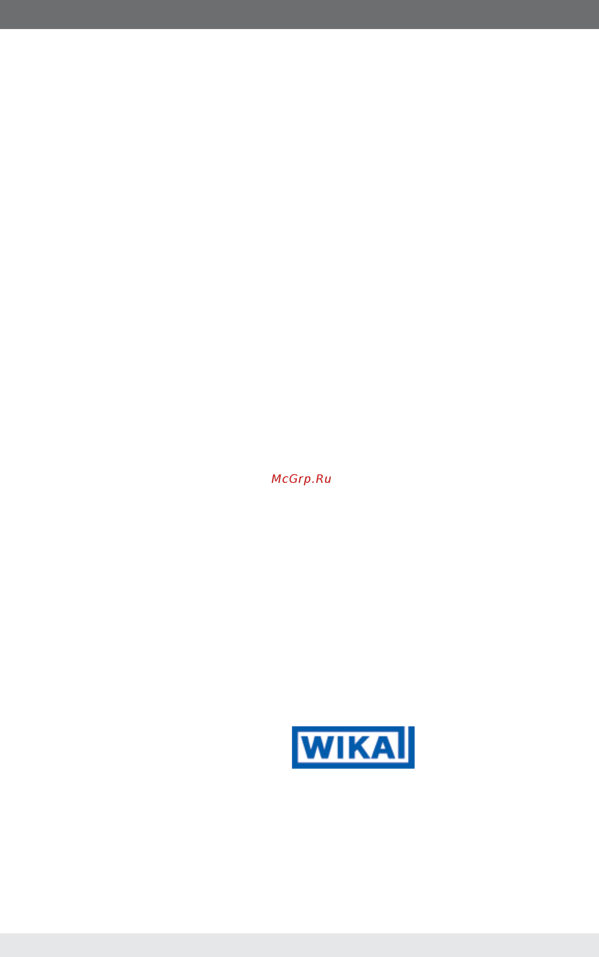 WIKA A74.100 Инструкция по эксплуатации онлайн [42/42] 455074