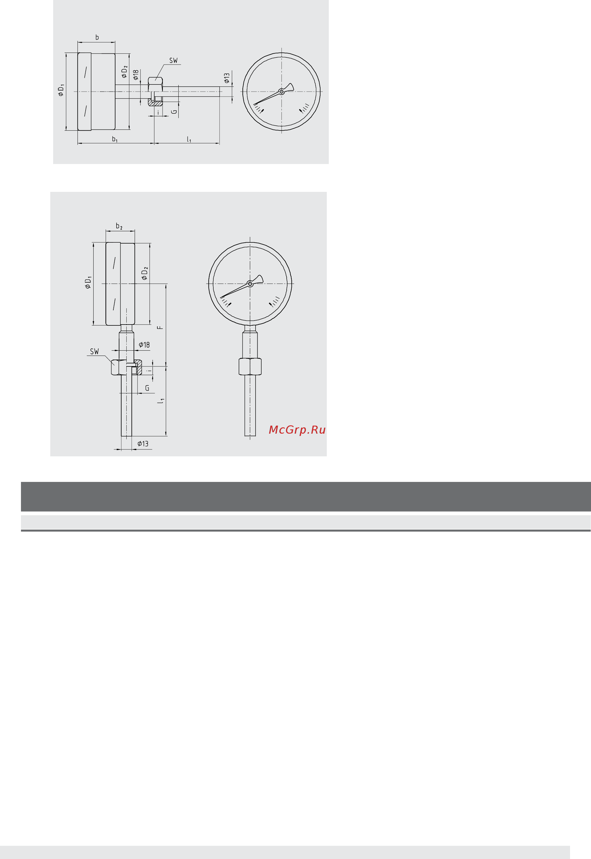 WIKA A75.100 [4/5] Размеры в мм
