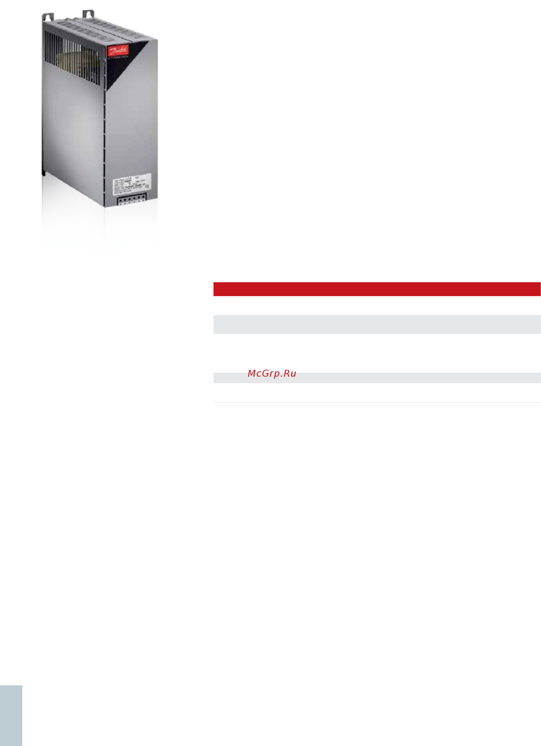 Danfoss VLT Automation Drive FC360 134F2998 [56/68] Vlt синусоидальный фильтр mcc 101