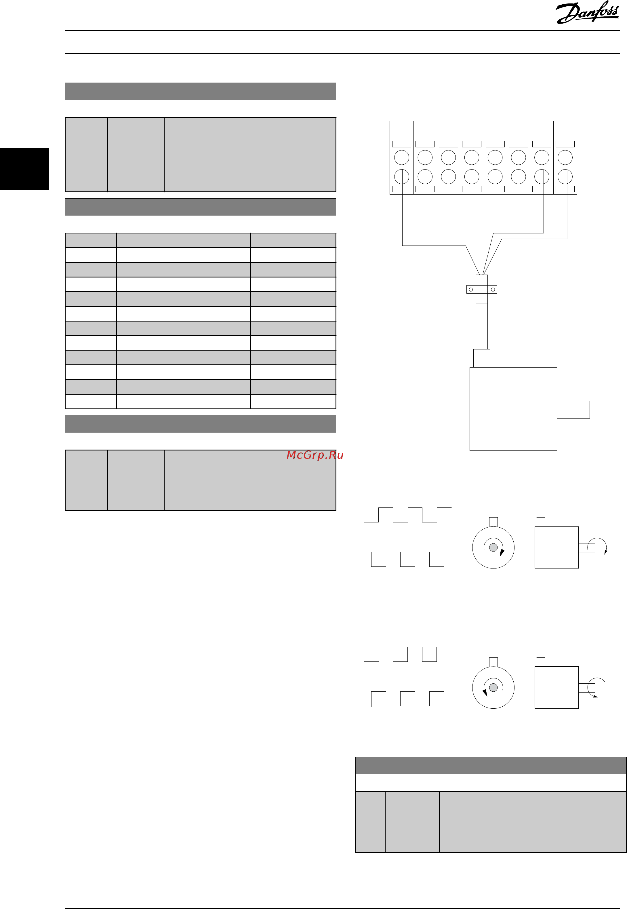 Danfoss VLT Automation Drive FC360 134F2986 [60/142] 7 вход энкодера 24 в