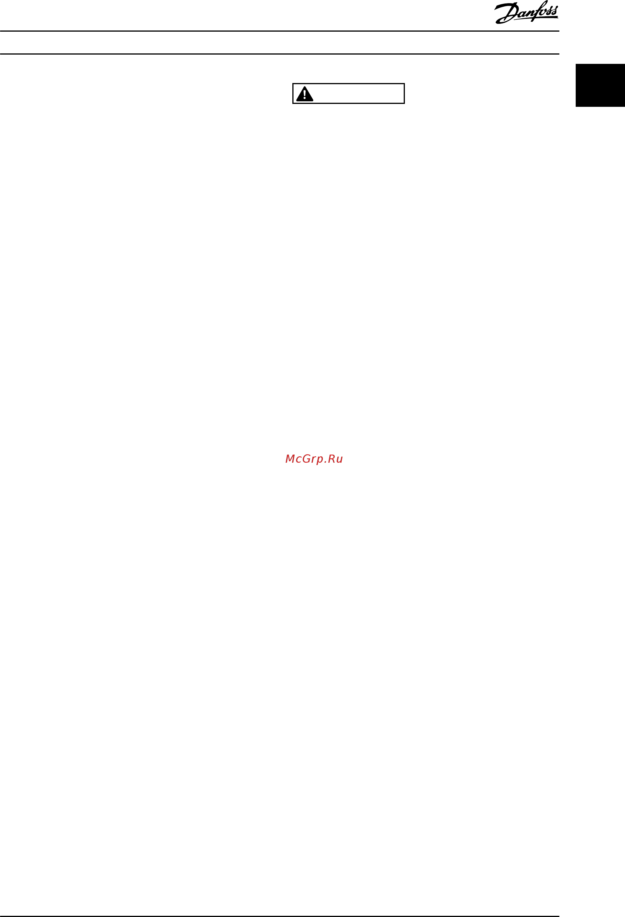 Danfoss VLT Refrigeration Drive FC-103N160 [8/203] Warning