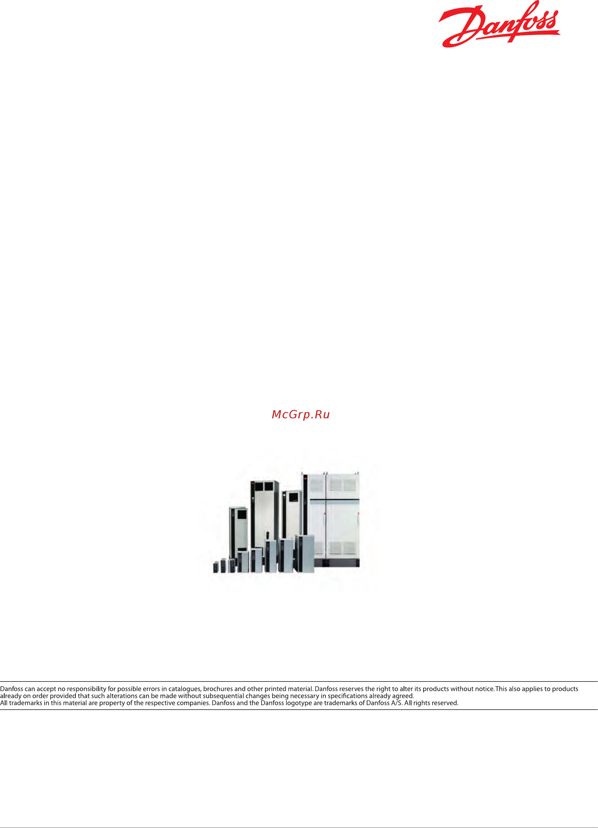 Danfoss VLT Refrigeration Drive FC-103P90KT4 [138/138] Design guide