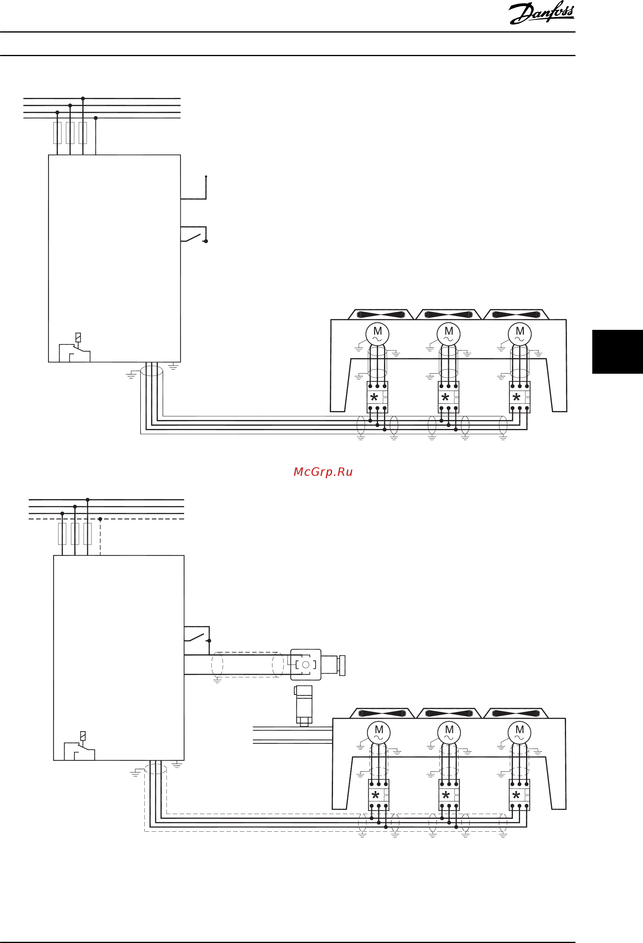 Danfoss VLT Refrigeration Drive FC-103N200 [46/77] Application set up examples vlt refrigeration drive 110 250 kw operating instructions