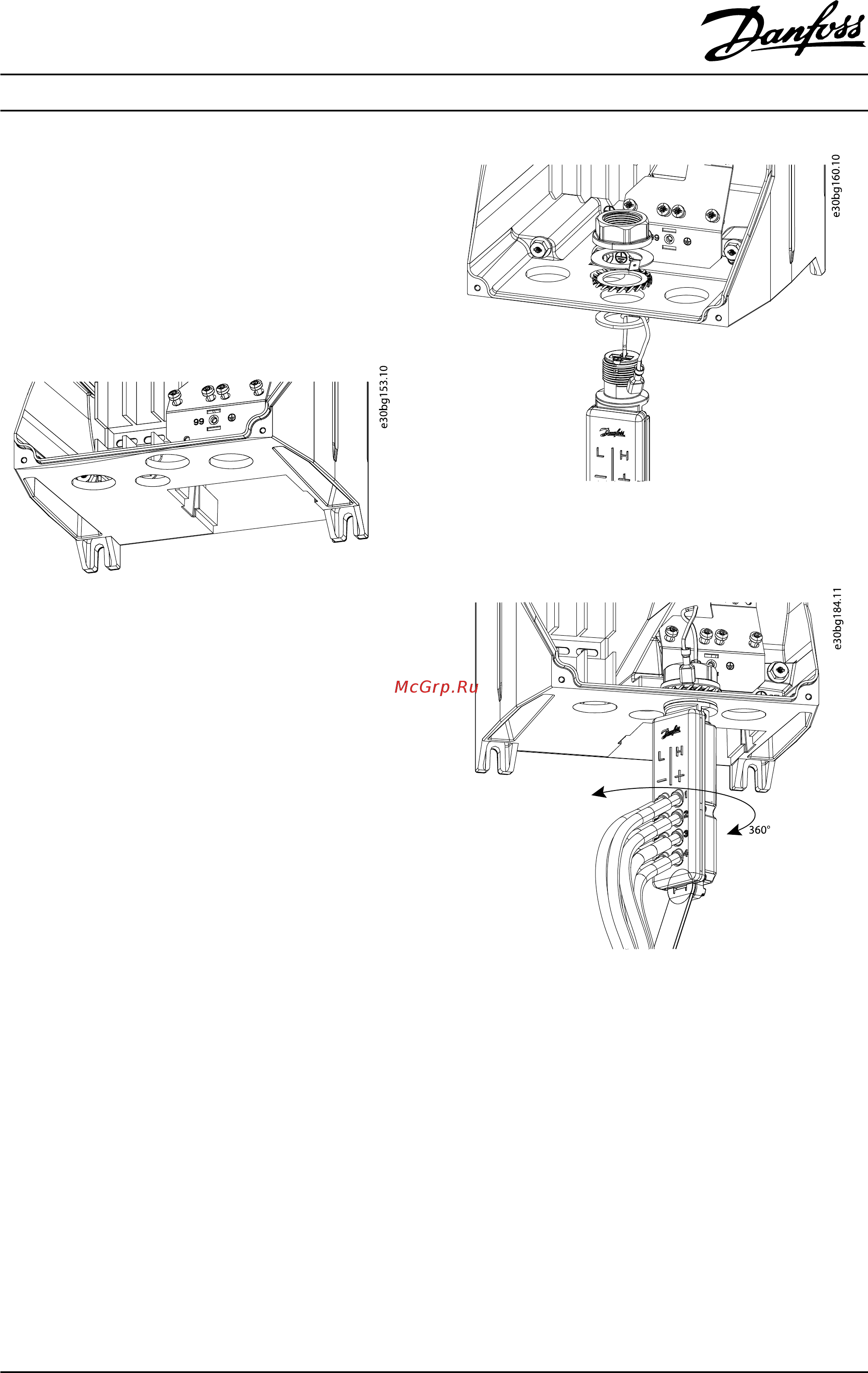 Danfoss VLT HVAC Drive FC-102P7K5T2 [3/10] Installing the unit