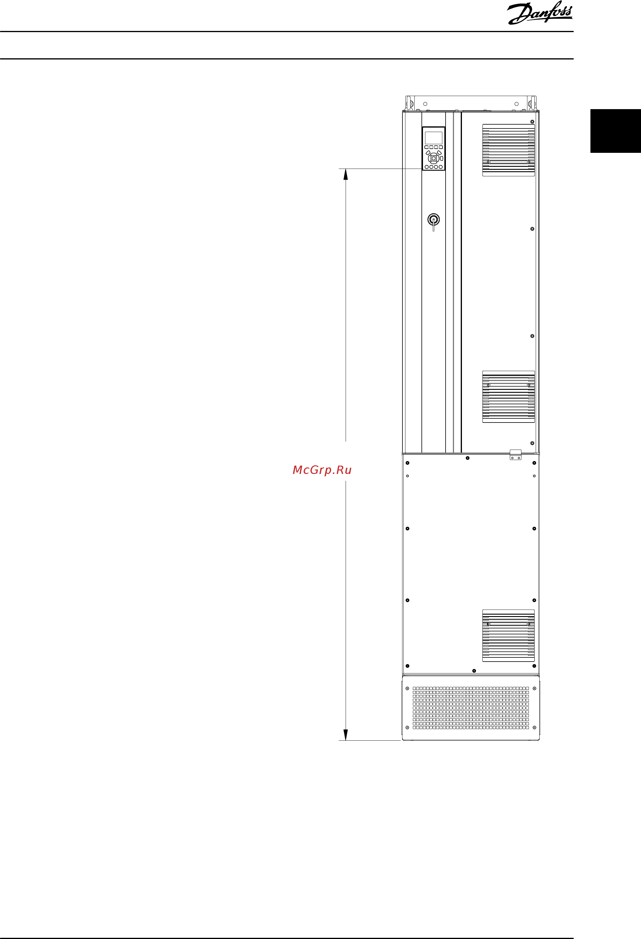 Danfoss VLT HVAC Drive FC-102P1K1T4 [9/100] Шкаф дополнительных устройств
