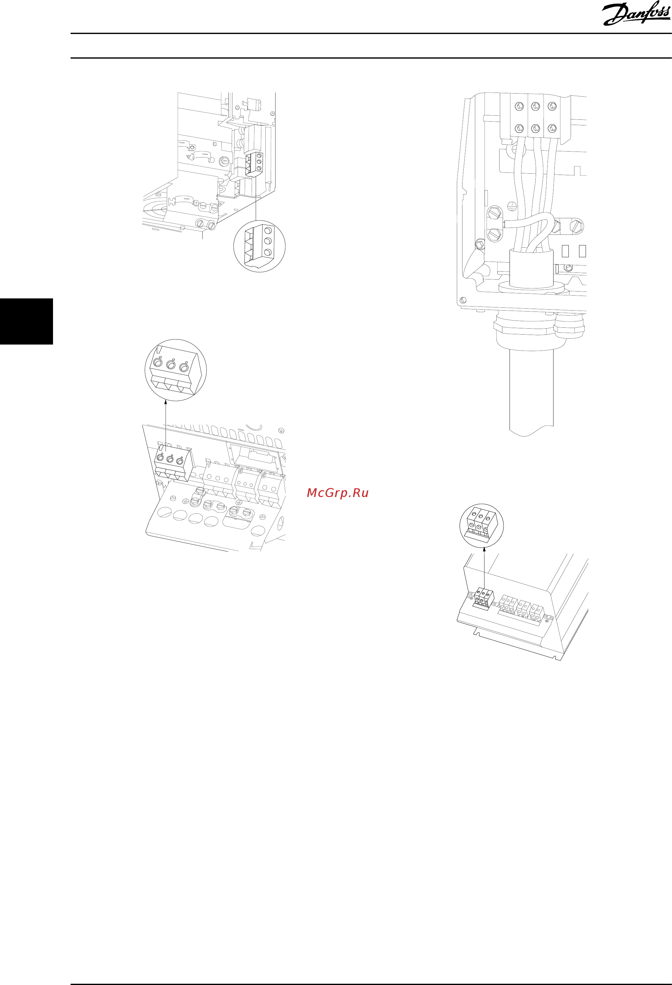 Danfoss VLT HVAC Drive FC-102P37KT4 [102/220] Электрический монтаж руководство по проектированию