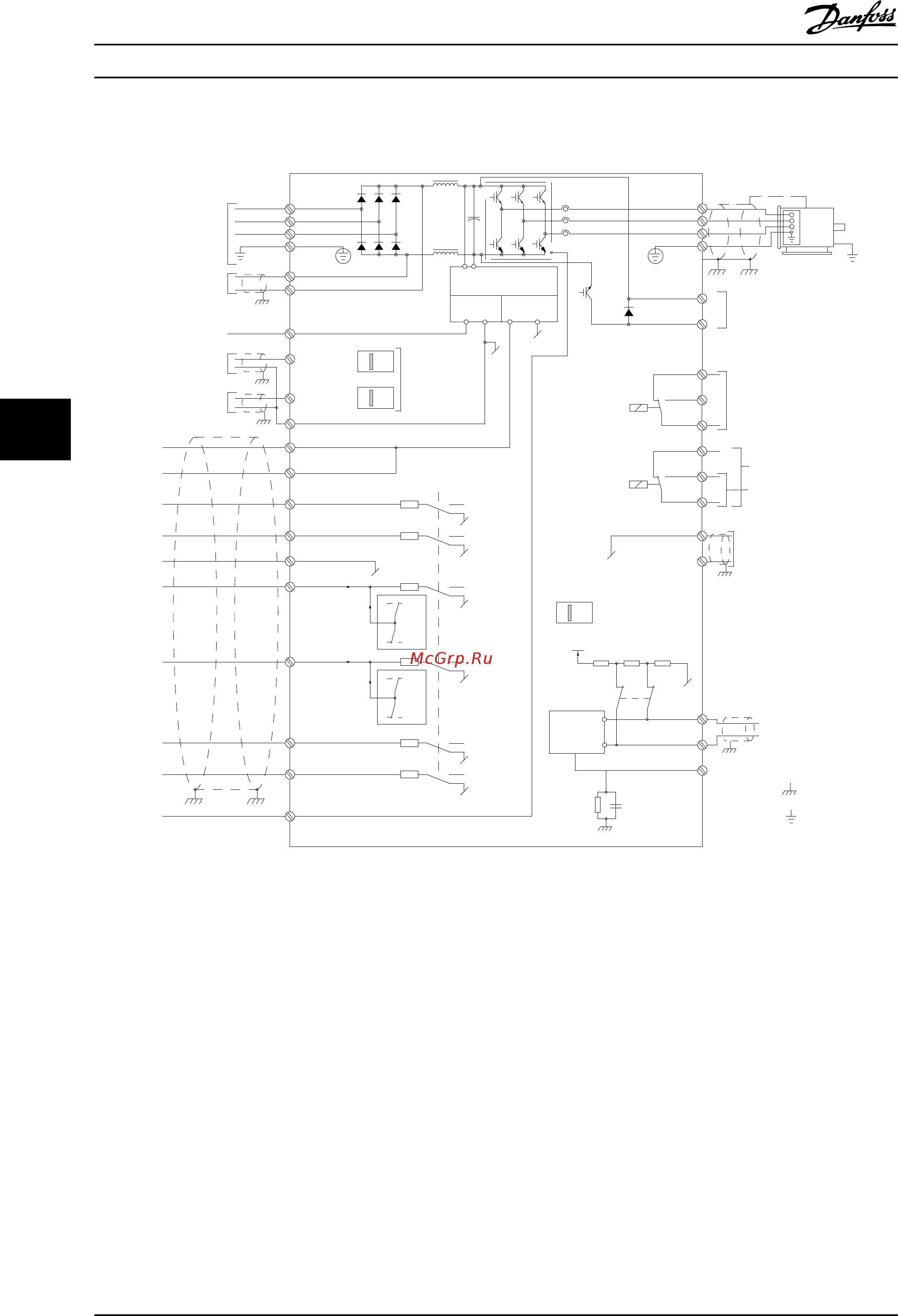 Danfoss VLT HVAC Drive FC-102P45KT4 [130/220] Электрический монтаж кабели управления