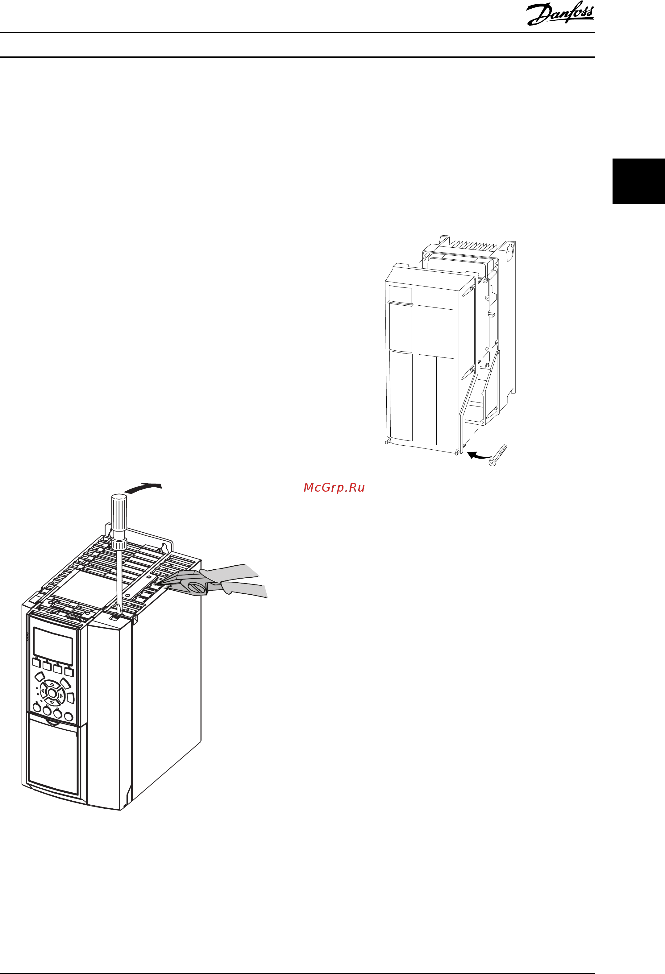 Danfoss VLT Automation Drive FC-302P2K2T5 [11/52] Электрический монтаж