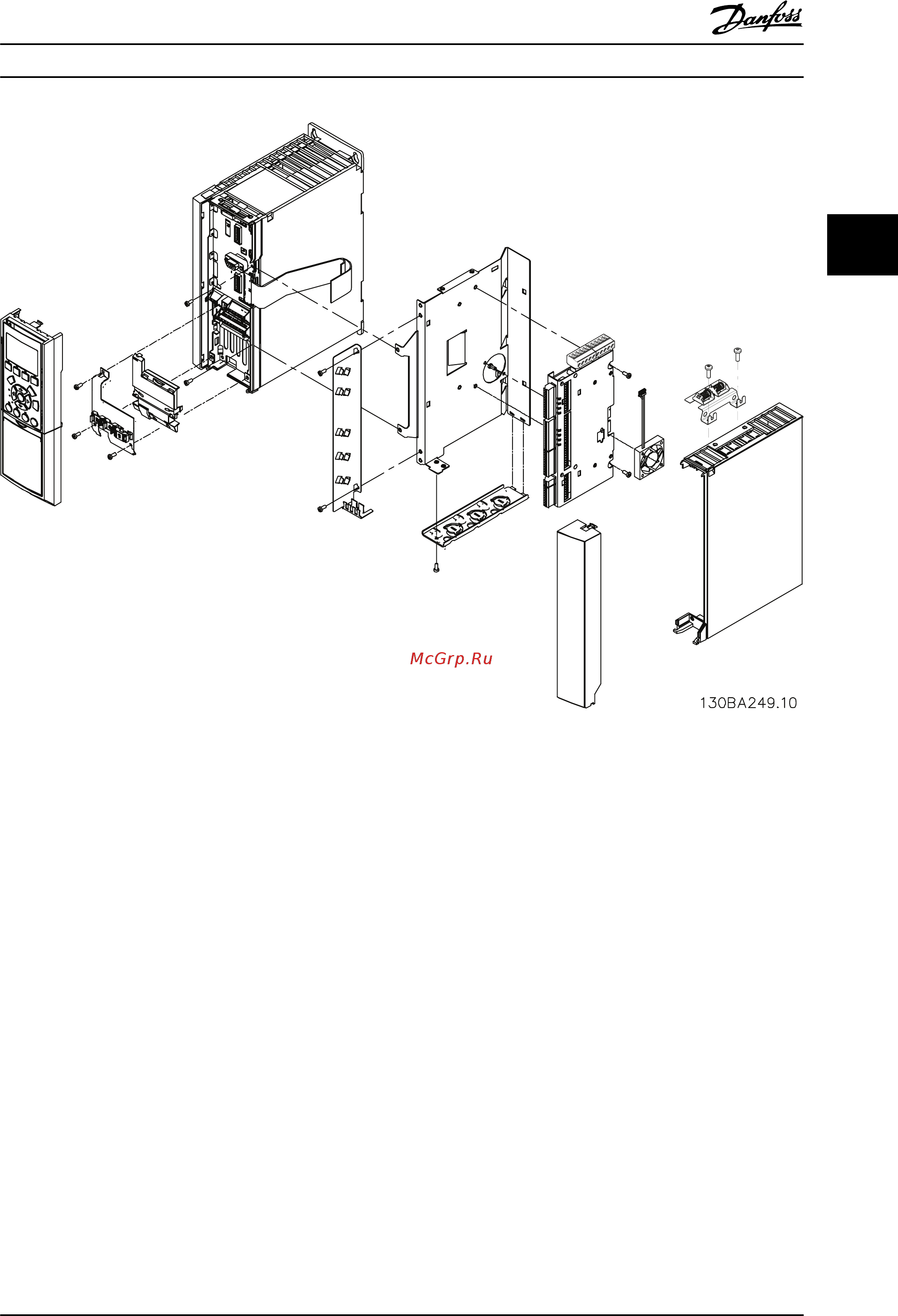 Danfoss VLT Automation Drive FC-301P1K1T2 [9/52] Монтаж инструкции по эксплуатации mco 305