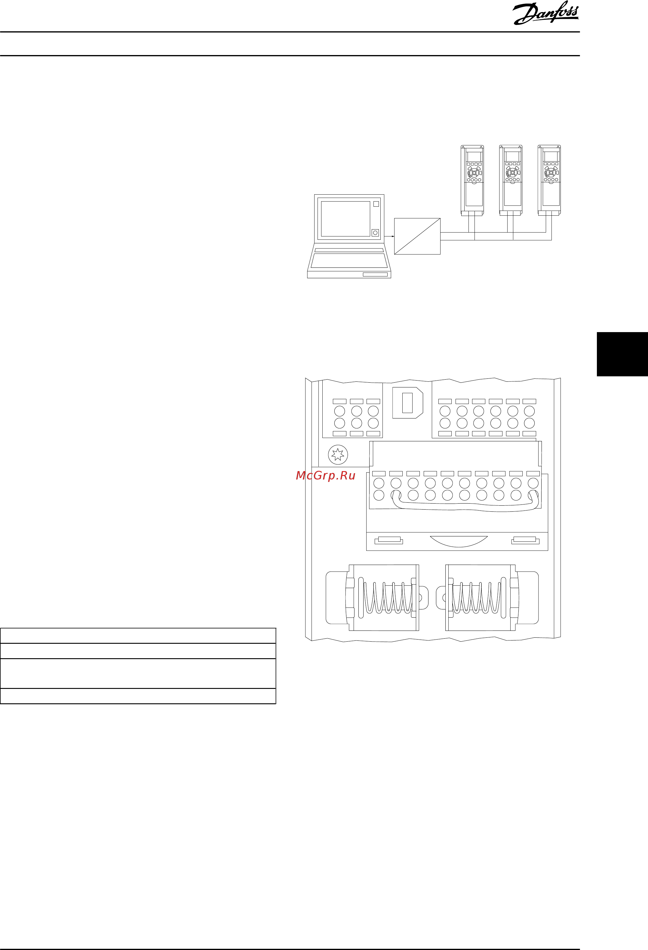 Danfoss VLT Automation Drive FC-302P3K7T2 [137/177] Монтаж и настройка rs 485