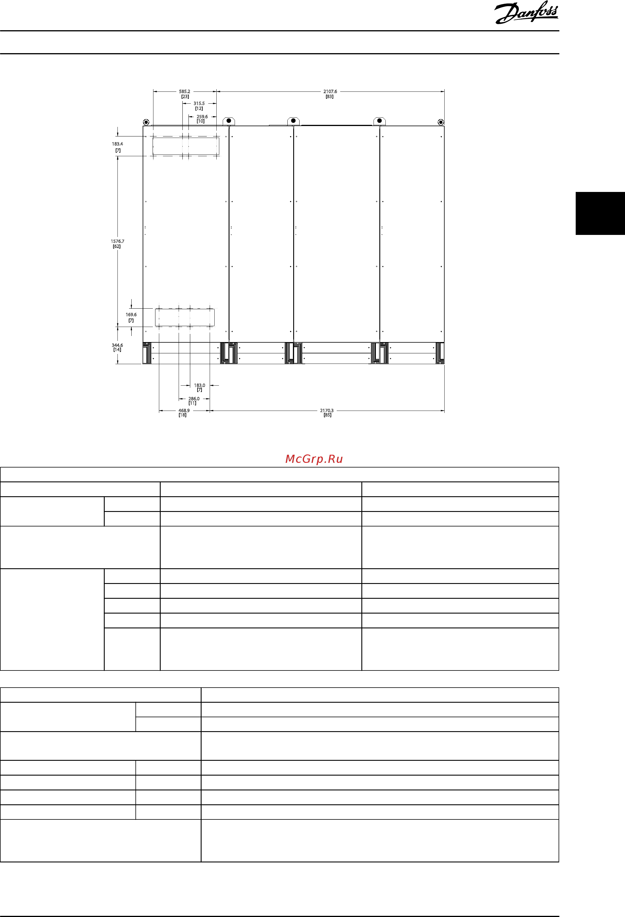 Danfoss VLT Automation Drive FC-302N132KT5 [19/177] Монтаж привод vlt automation low harmonic drive инструкция по эксплуатации
