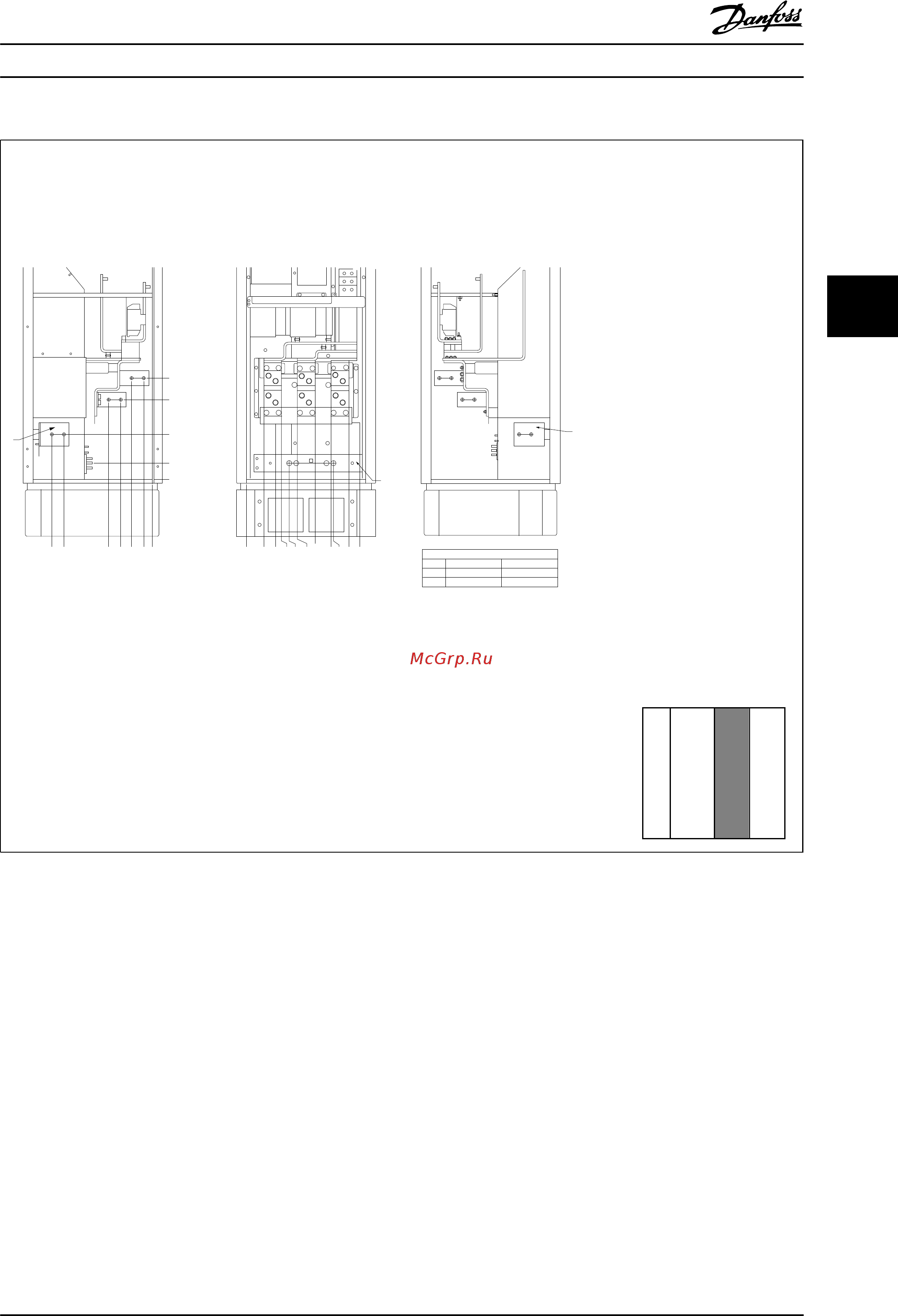 Danfoss VLT Automation Drive FC-302P3K7T2 [25/177] Монтаж привод vlt automation low harmonic drive инструкция по эксплуатации