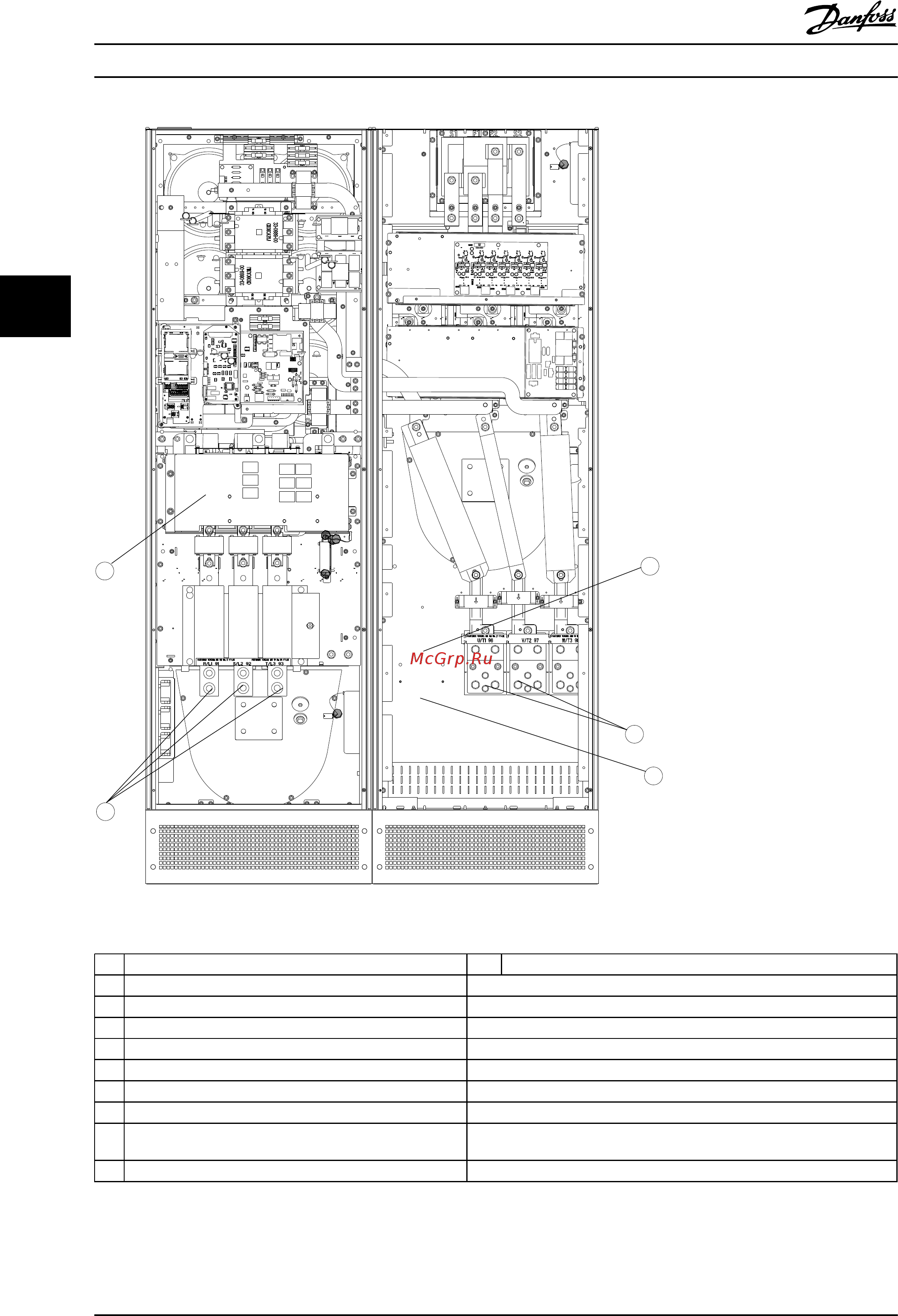 Danfoss VLT Automation Drive FC-302P7K5T5 [38/177] Монтаж привод vlt automation low harmonic drive инструкция по эксплуатации
