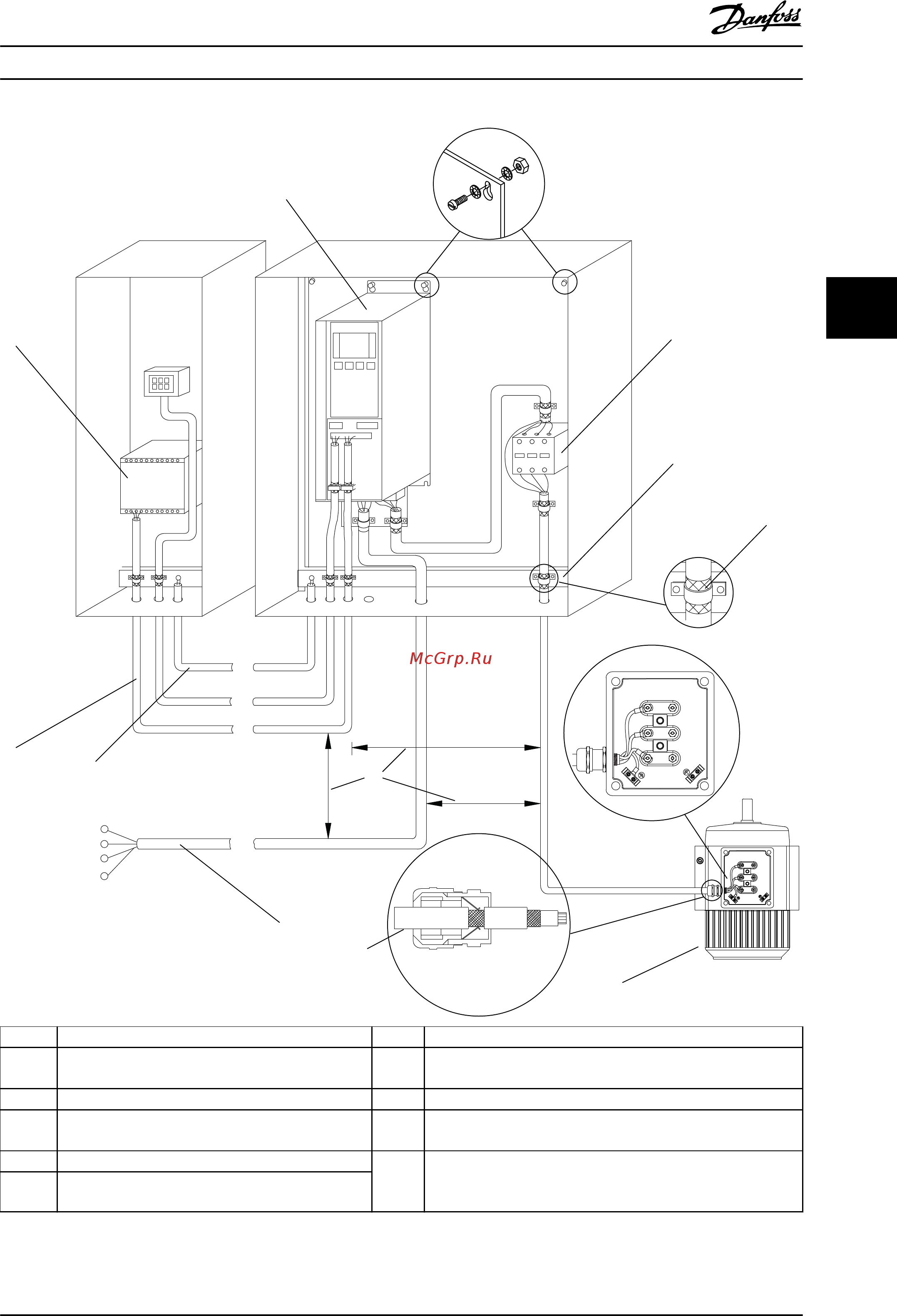 Danfoss VLT Automation Drive FC-302PK55T5 [19/108] Электрический монтаж руководство по эксплуатации