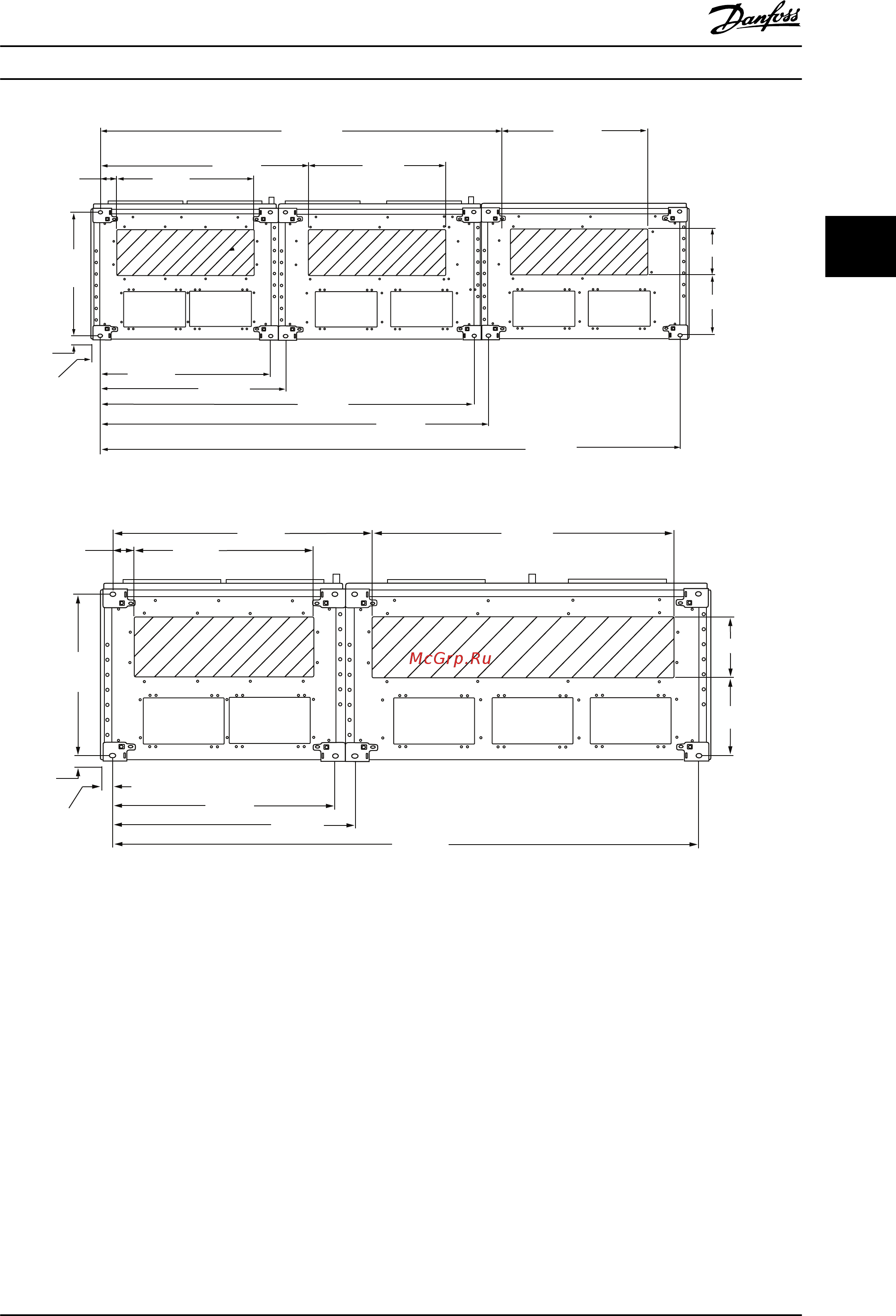 Danfoss VLT Automation Drive FC-301PK37T2 [33/106] Монтаж инструкции по эксплуатации
