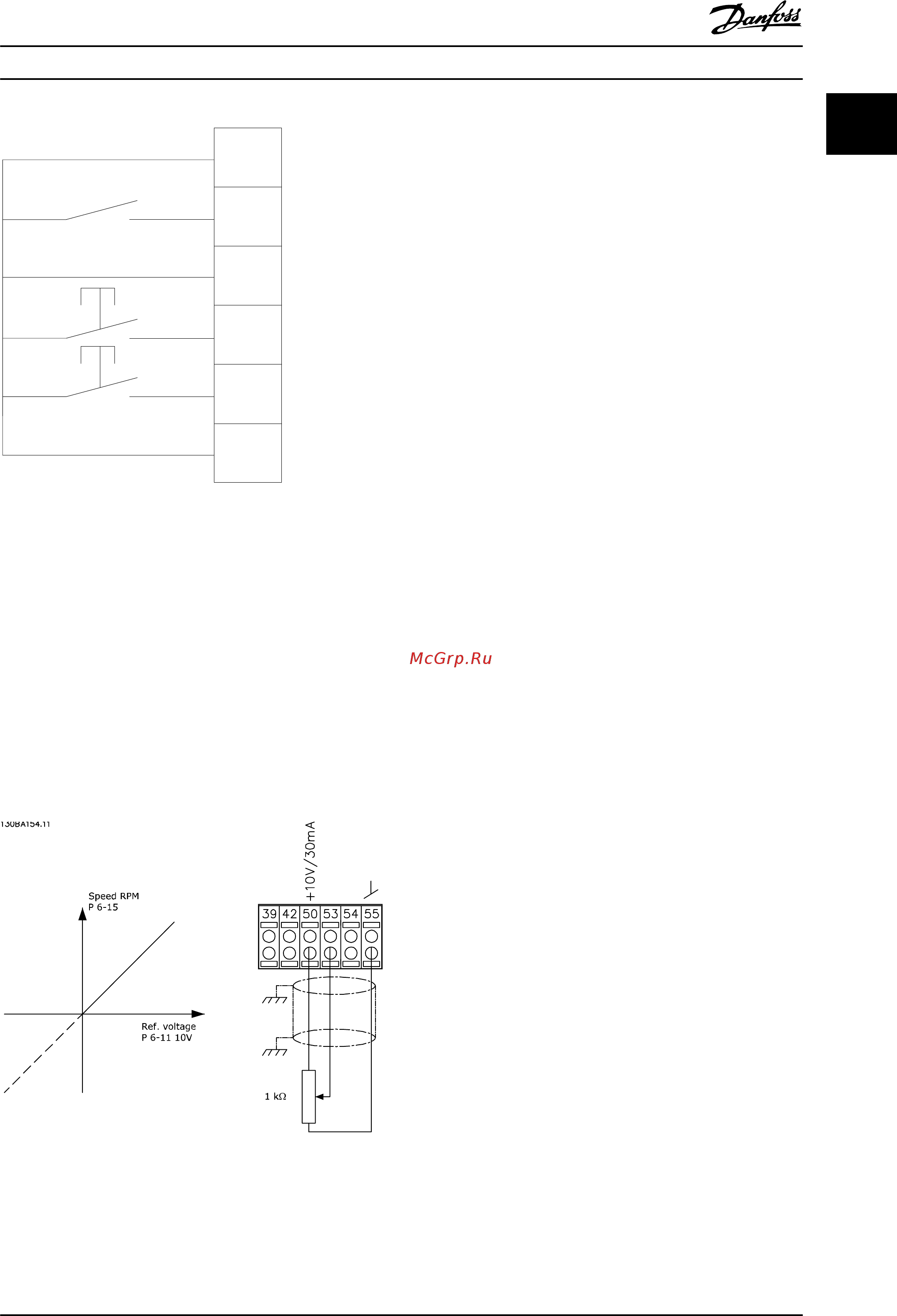 Danfoss VLT Automation Drive FC-301P1K5T2 [13/280] Задание от потенциометра