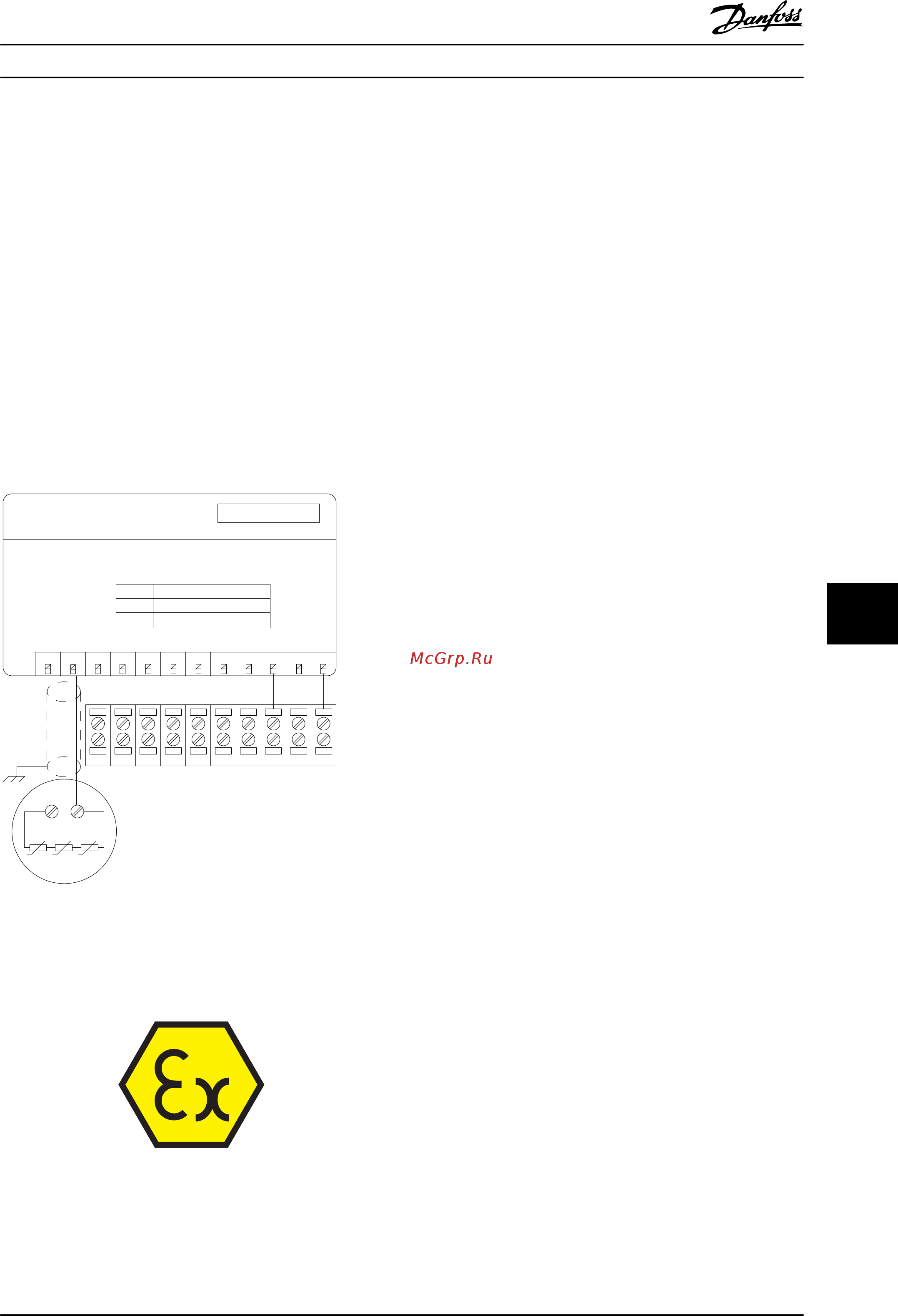 Danfoss VLT Automation Drive FC-302N200KT5 [269/306] Плата термистора ptc mcb 112