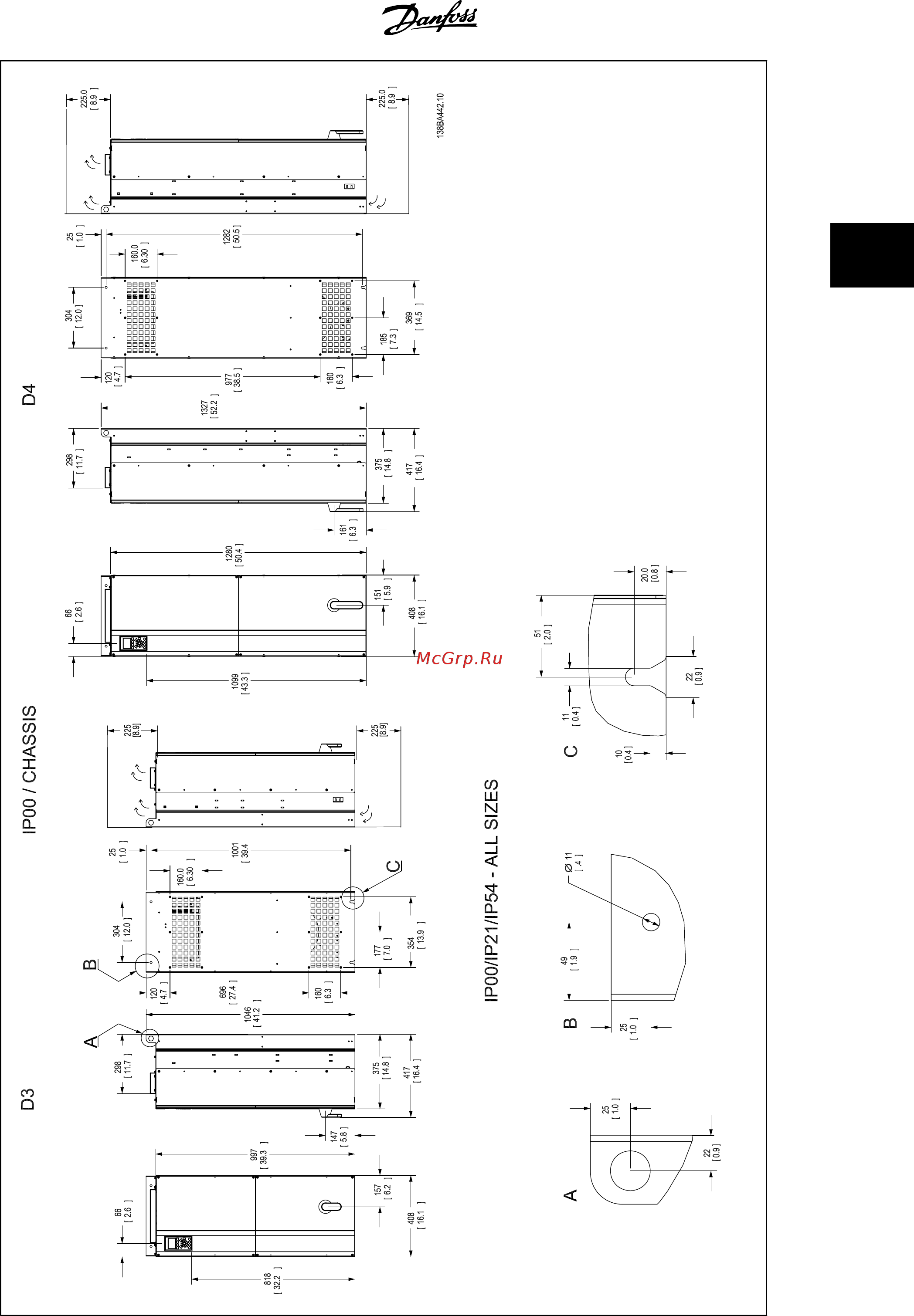 Danfoss VLT Automation Drive FC-302P710T5 Инструкция по эксплуатации 2 онлайн [17/145] 455354