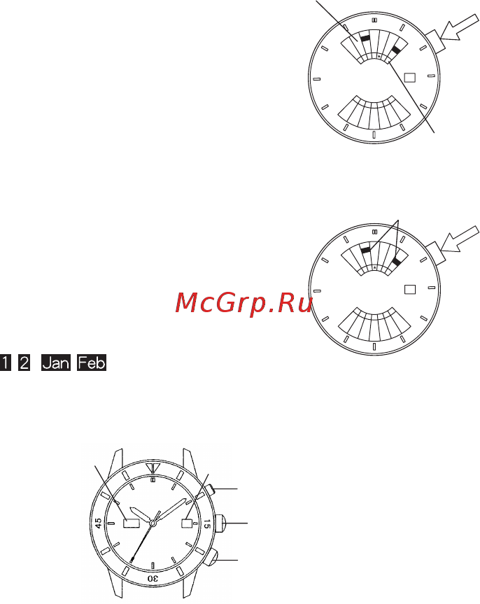 Orient ERAB001K [5/15] Как пользоваться вращающимся индикаторным кольцом