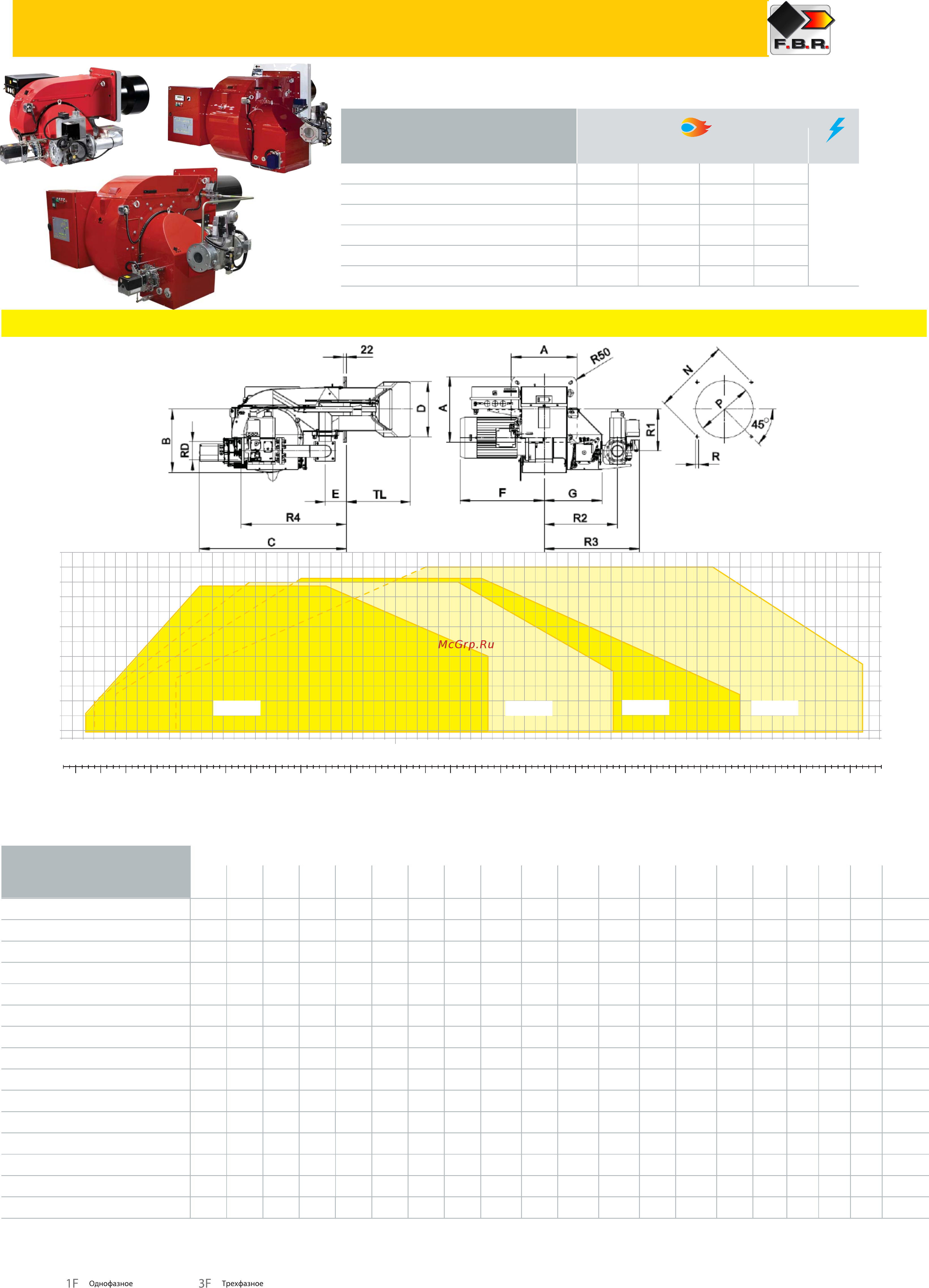F.B.R. GAS P 100/M CE TL + R. CE D1