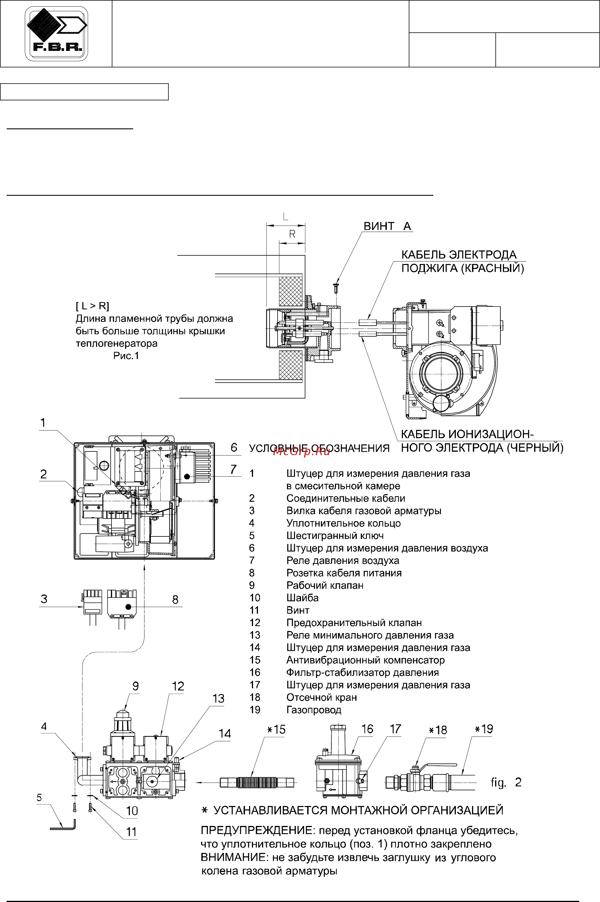 F.B.R. GAS X1 CE TL + R. CE D1/2