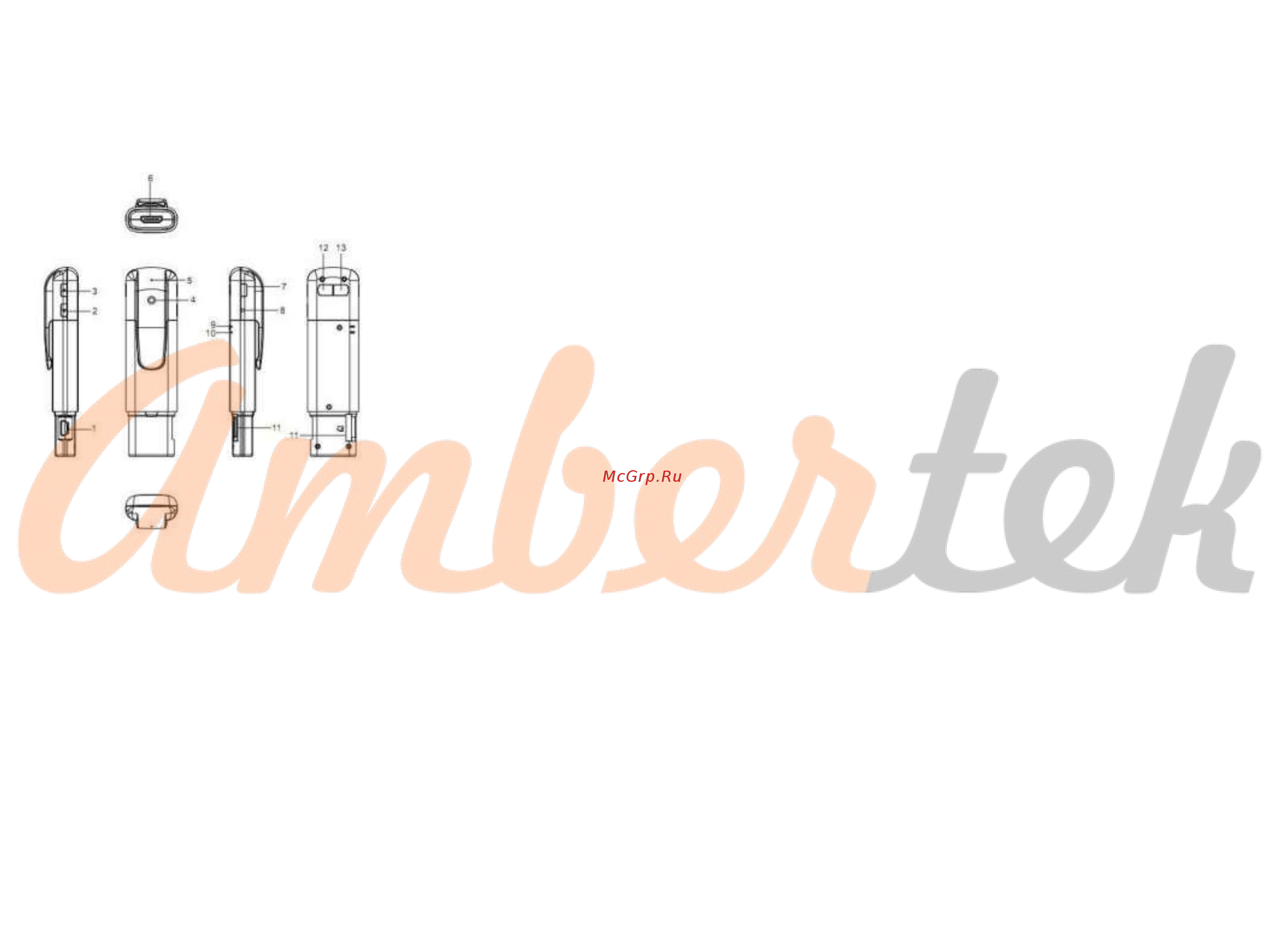 Ambertek DV133 Инструкция по эксплуатации онлайн