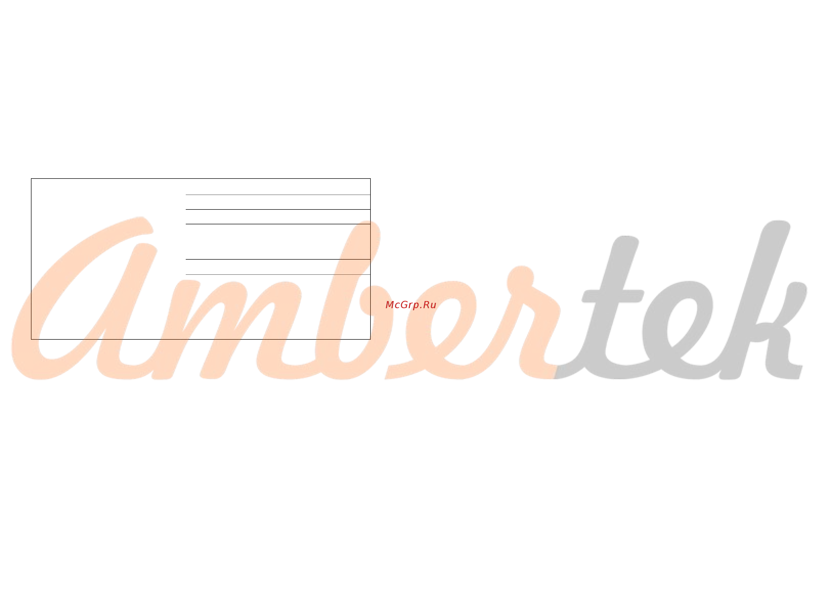 Ambertek MC400 [3/3] Гарантийный талон