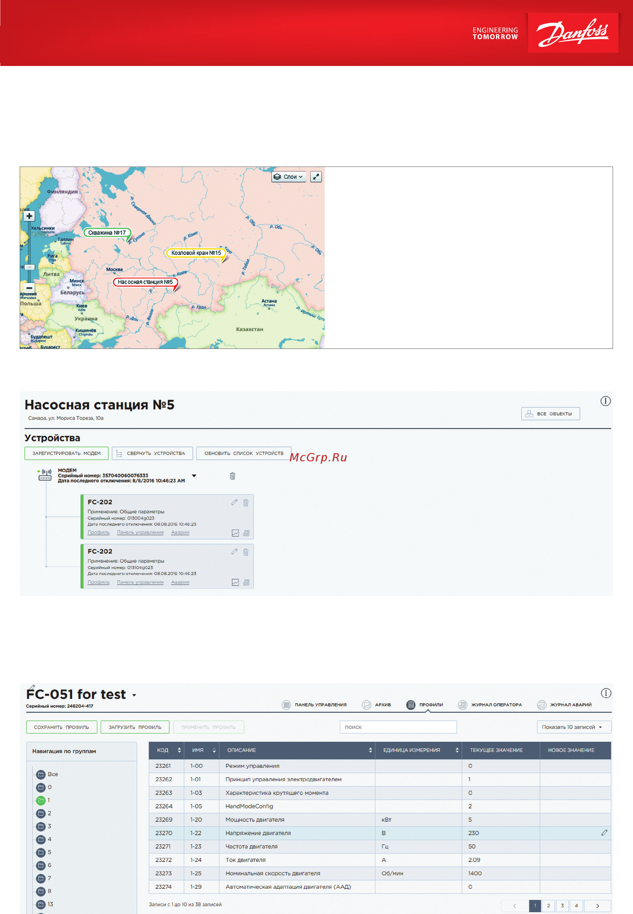 Danfoss VLT Cloud-Control [3/4] Основные функции cloud control