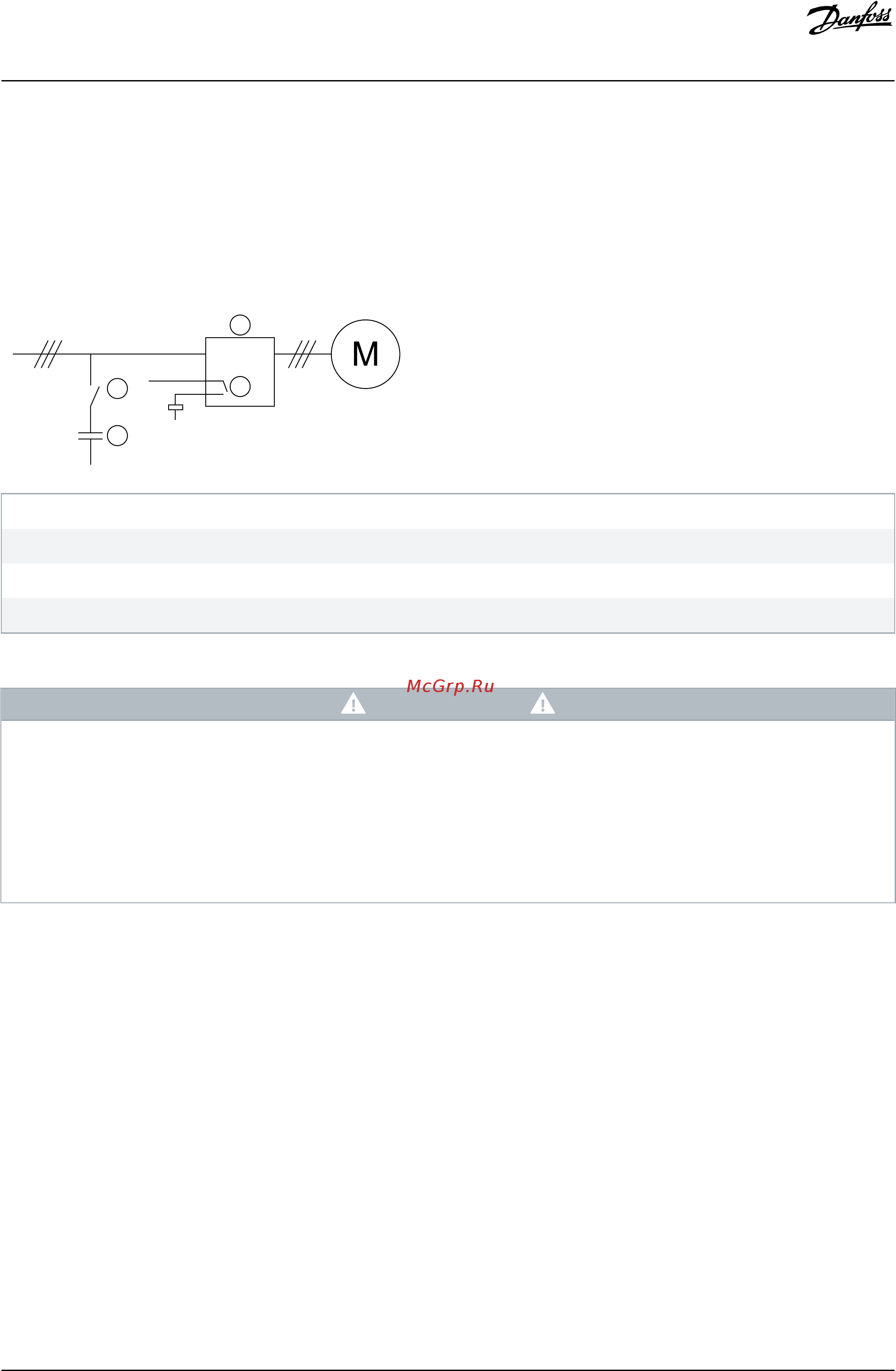 Danfoss 136G8758 MCD60034BT5S1X20CV1 [20/154] Внимание