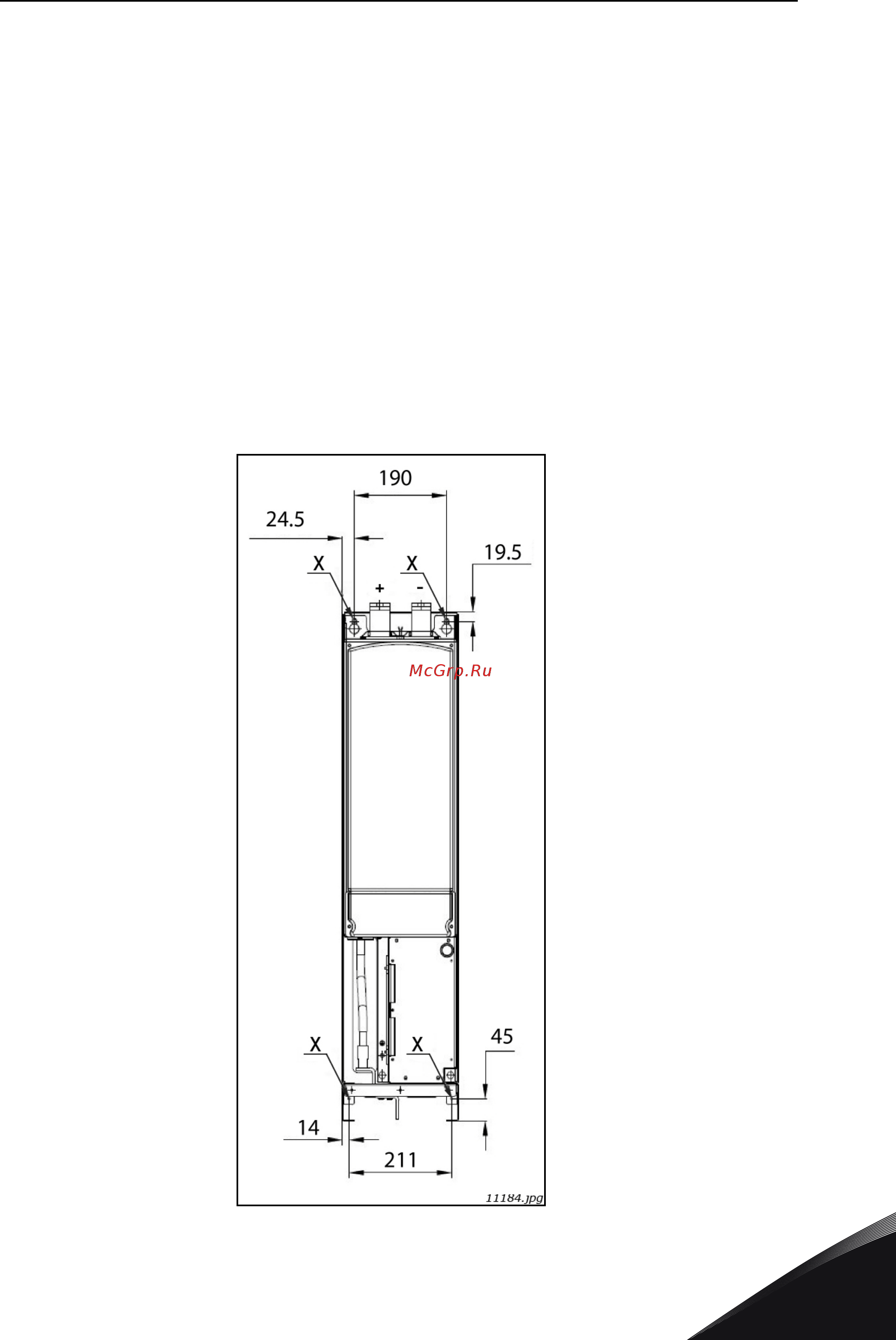 Vacon NXP 0048 2A2H1SSS [55/127] Монтаж