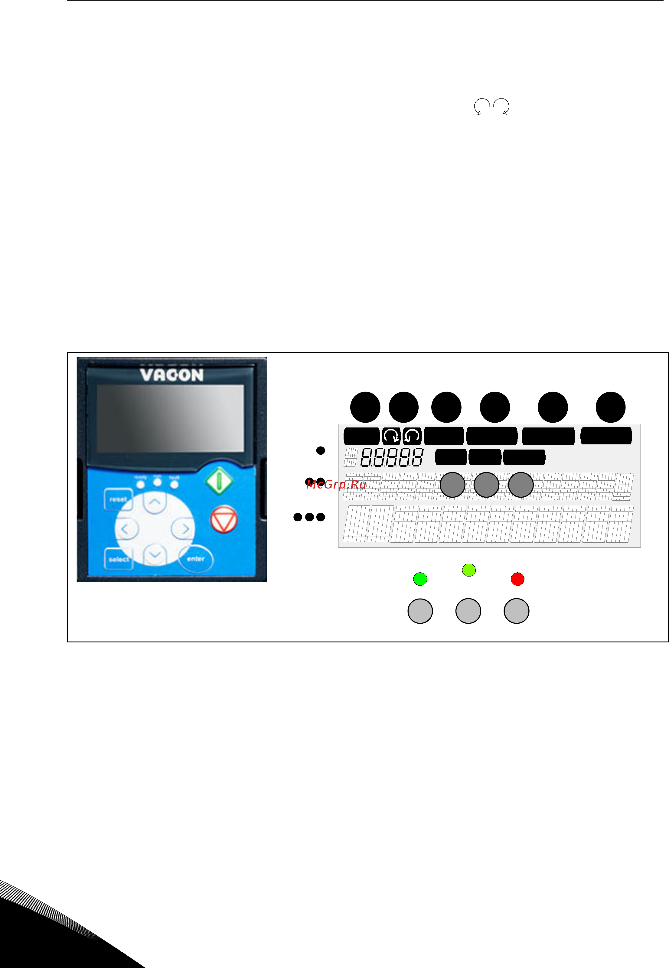 Vacon NXP 0502 6A0N0SSA [46/90] Ready fault stop run