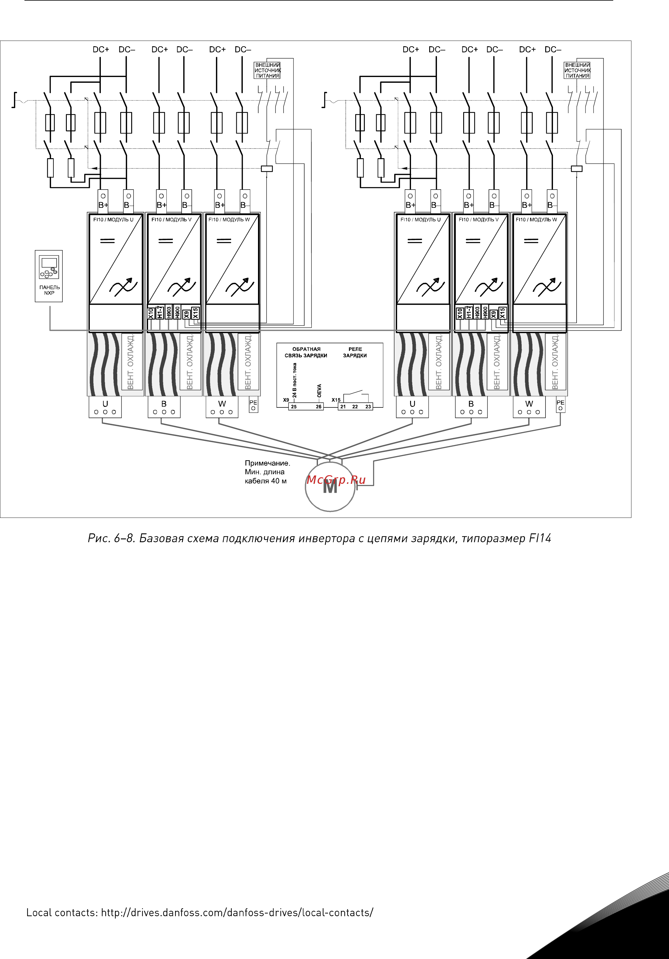 Vacon NXP 0416 6A0N0SSA Руководство пользователя для инвертеров F19-FI14 онлайн [45/120] 457832
