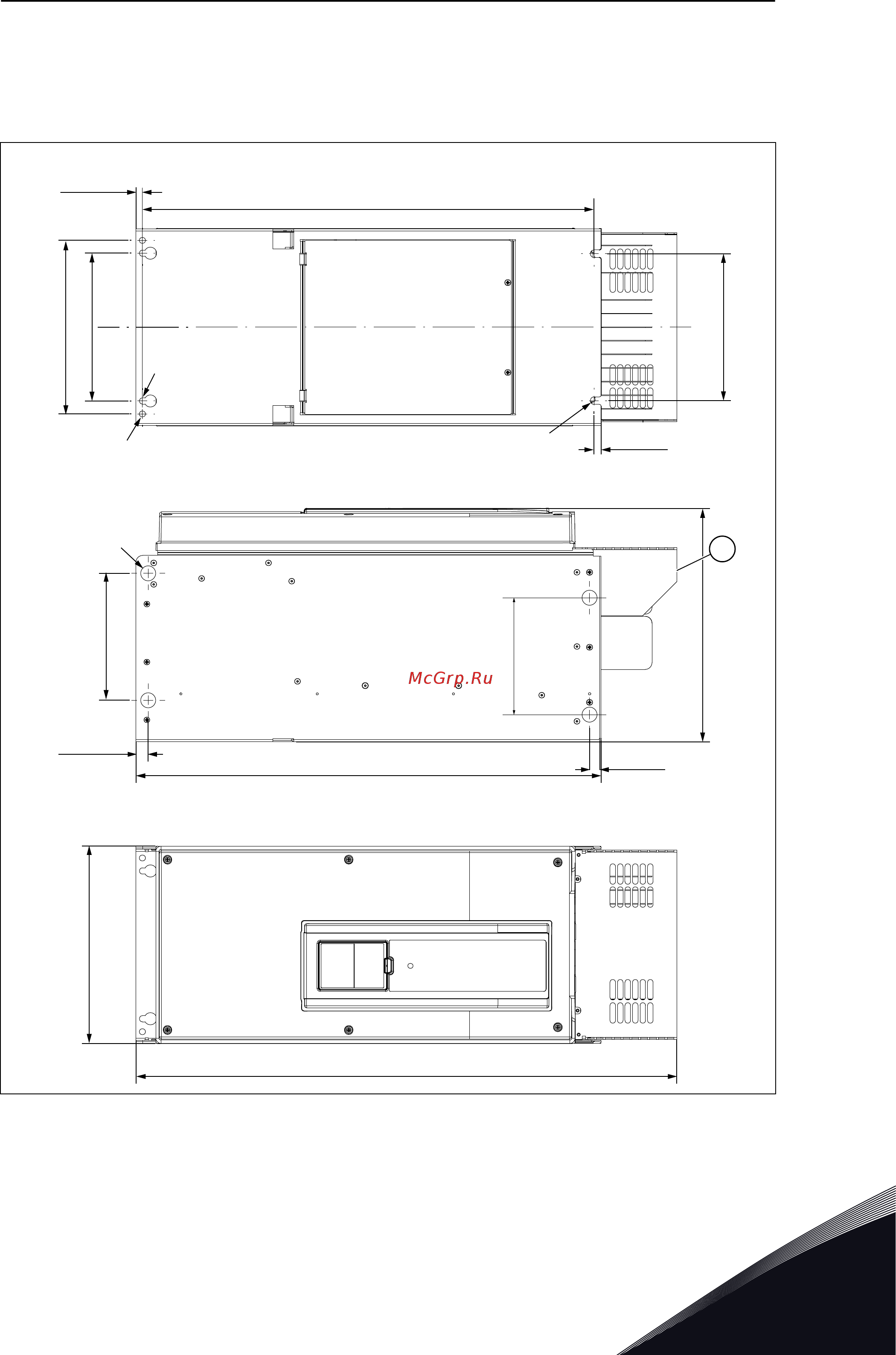 Vacon VACON0100-3L-0012-5-FLOW+IP54 [21/130] Установочные размеры