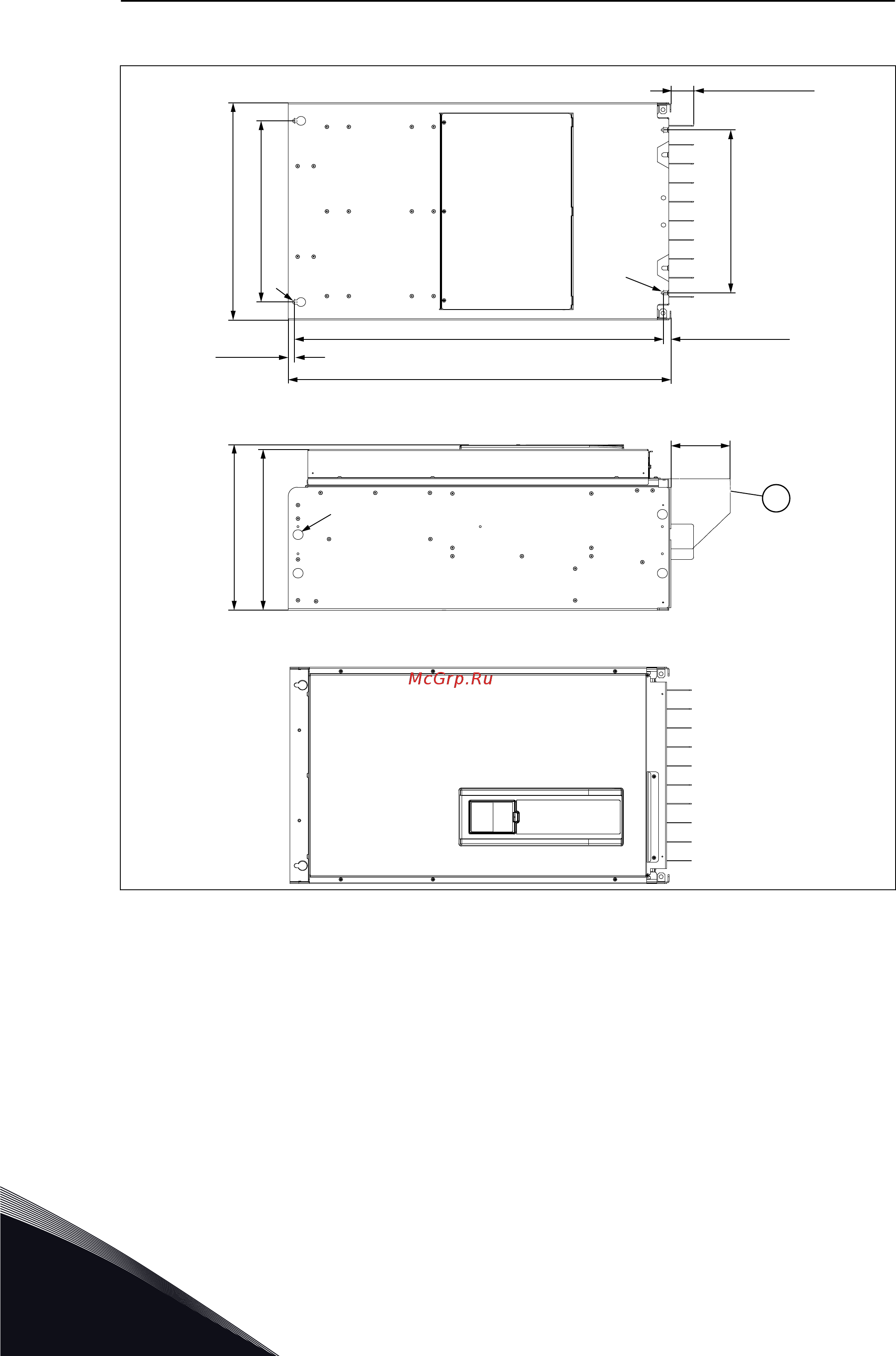 Vacon VACON0100-3L-0005-5 [22/130] Габариты mr9 ip00