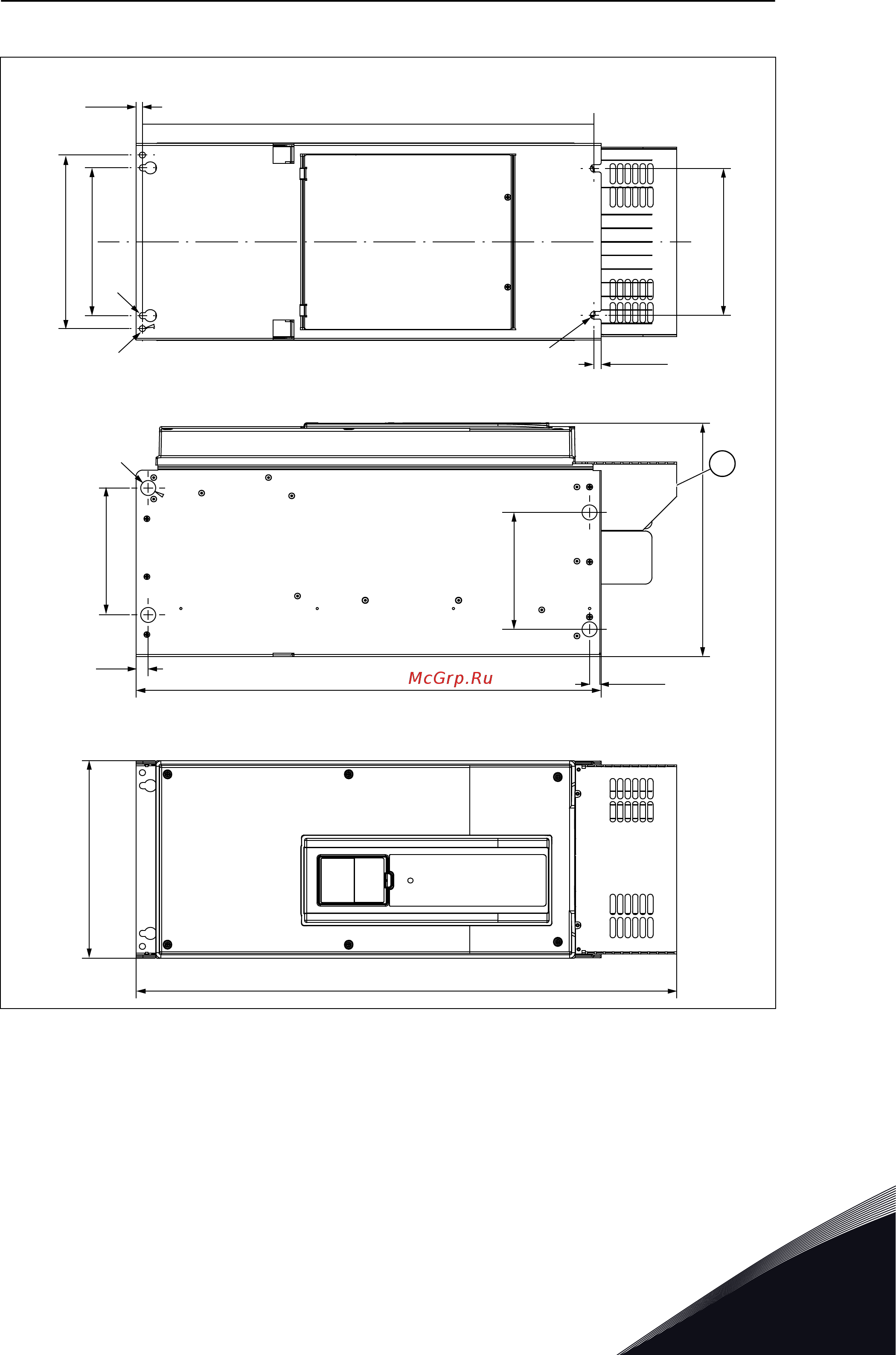 Vacon VACON0100-3L-0105-2 [29/136] Настенный монтаж привода mr8 ip00