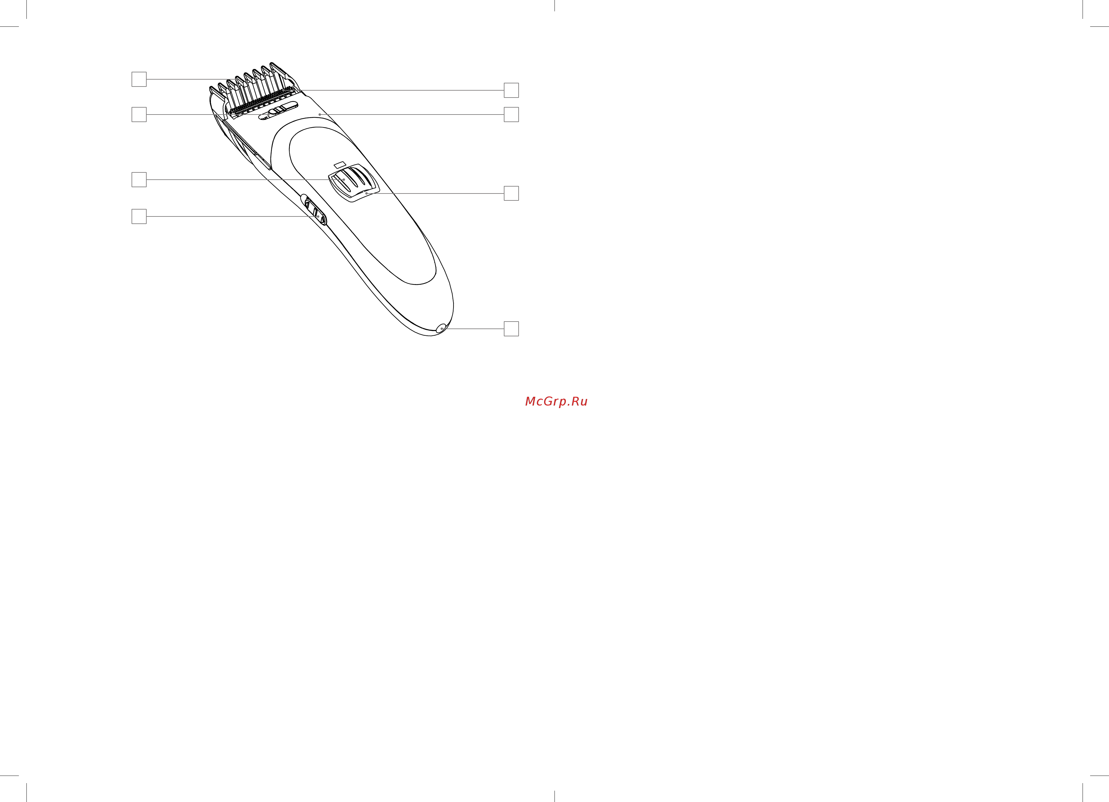 STARWIND SBC1800 Gray [2/4] Использование машинки для стрижки волос