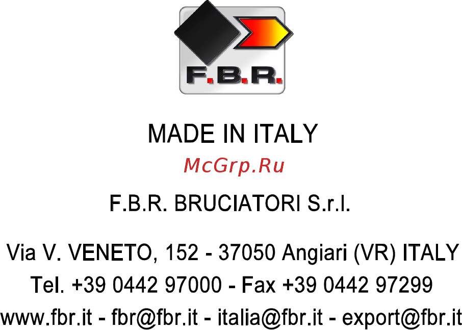 F.B.R. GAS P 550/M CE MEC + R. CE-CT D2