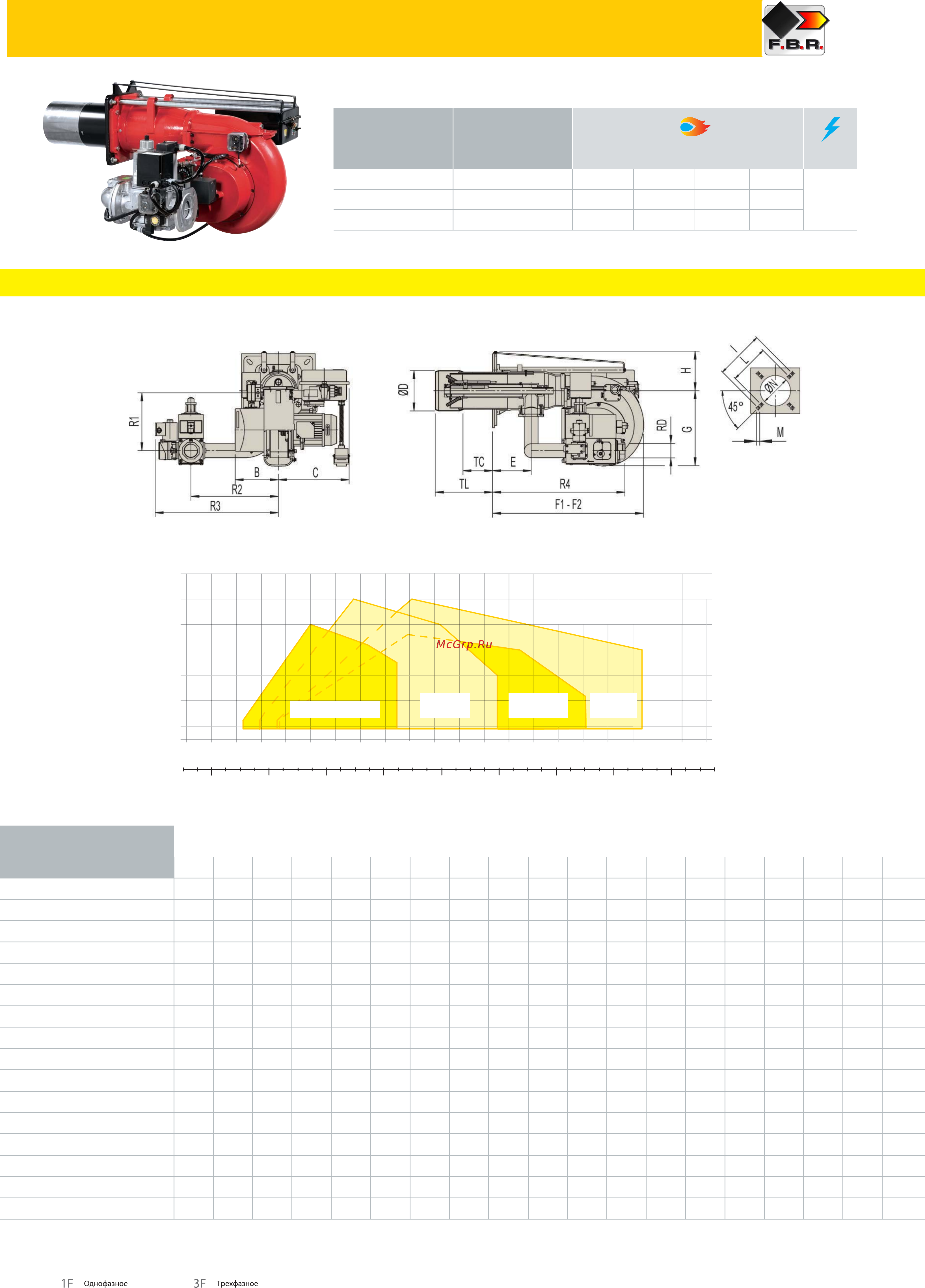 F.B.R. GAS P 750/M CE MEC + R. CE-CT DN65-S-F65 Инструкция по эксплуатации онлайн [2/4] 458471